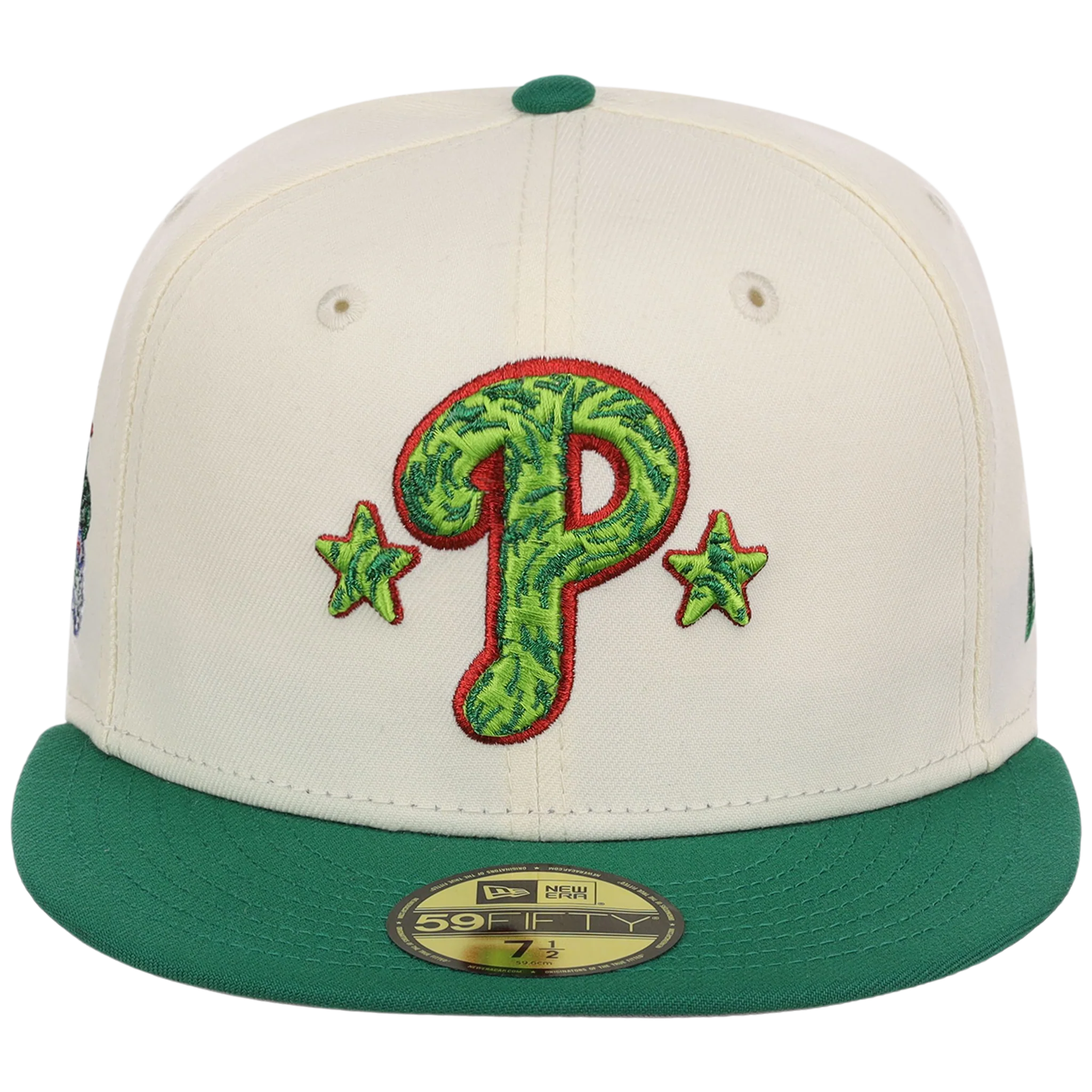 Philadelphia Phillies Philly Crown the City - Fanatic New Era 59FIFTY (Chrome/Green) - Image 5