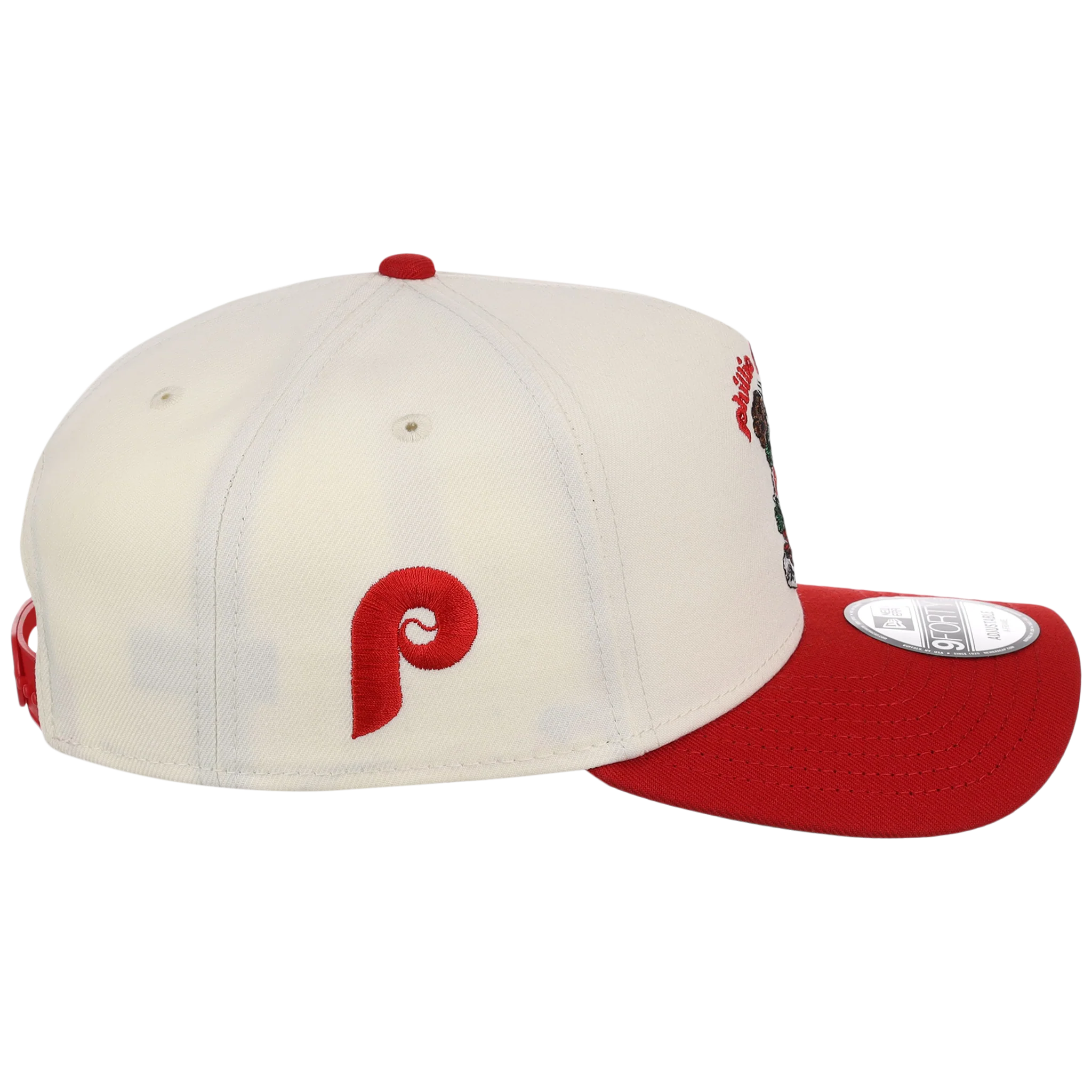 Philadelphia Phillies Philly Crown the City - Fanatic New Era 9FORTY (Chrome/Red) - Image 3