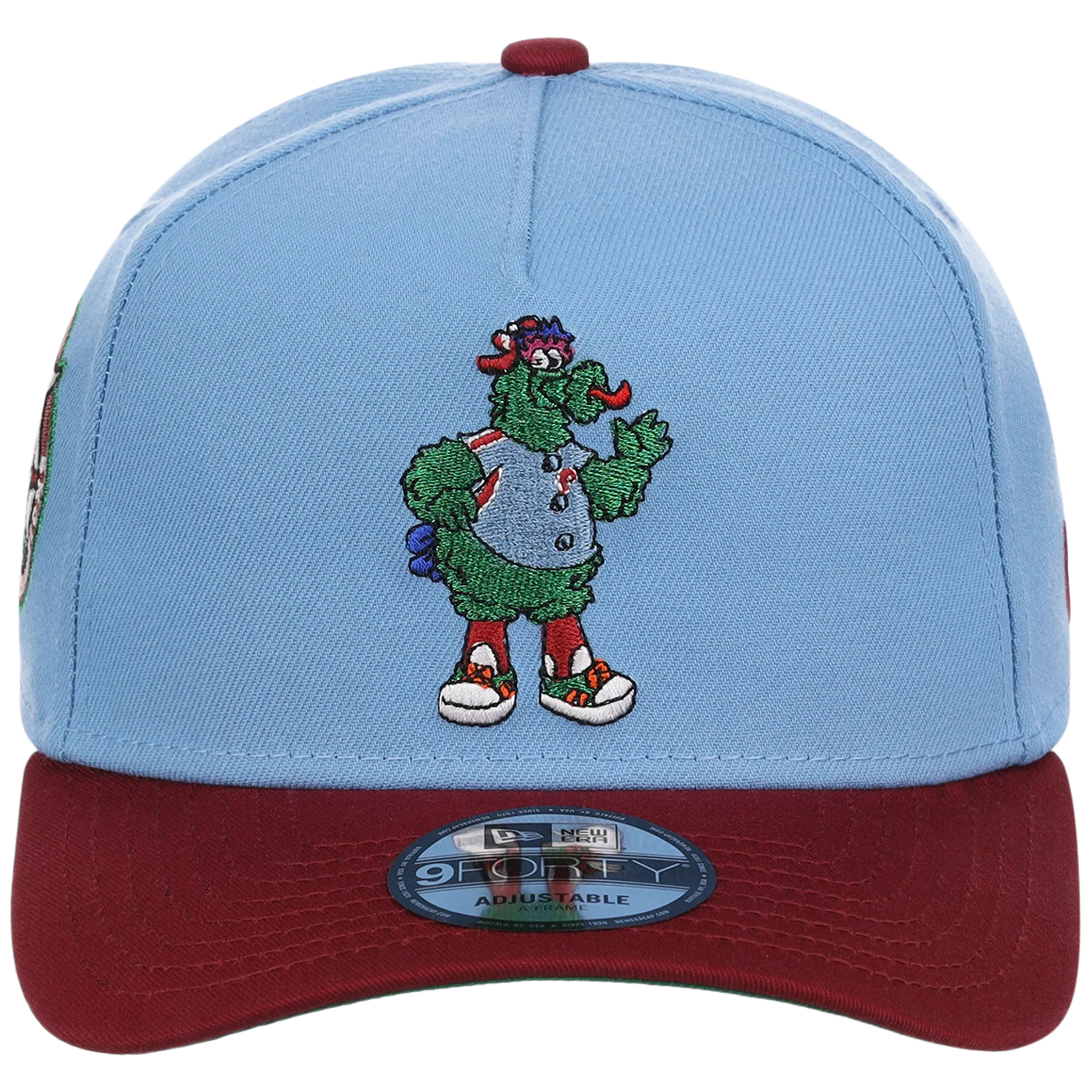 Philadelphia Phillies Philly Crown the City - Fanatic New Era 9FORTY (Sky/Maroon) - Image 5