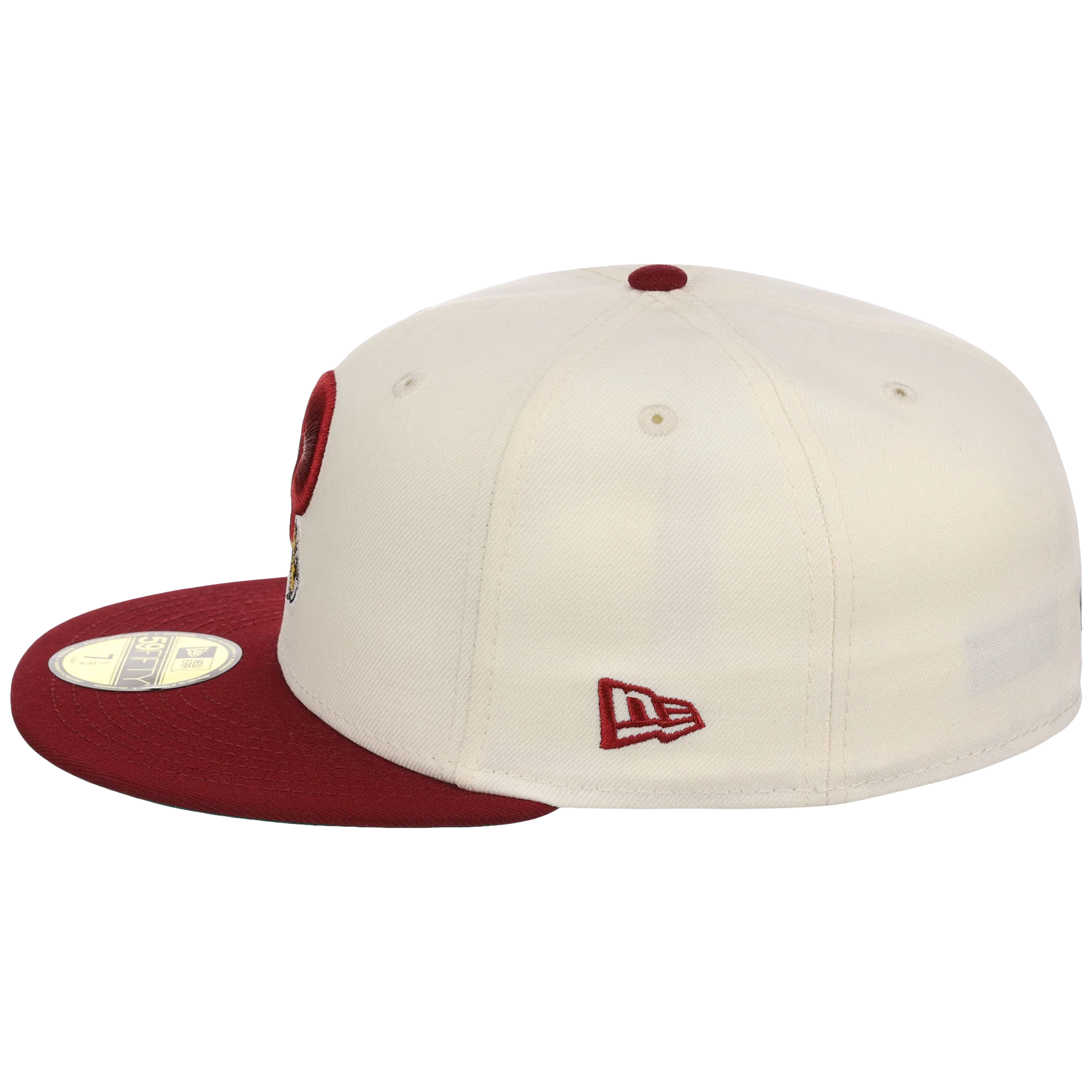 Philadelphia Phillies Philly Crown the City - Hoagie New Era 59FIFTY (Chrome/Maroon) - Image 6