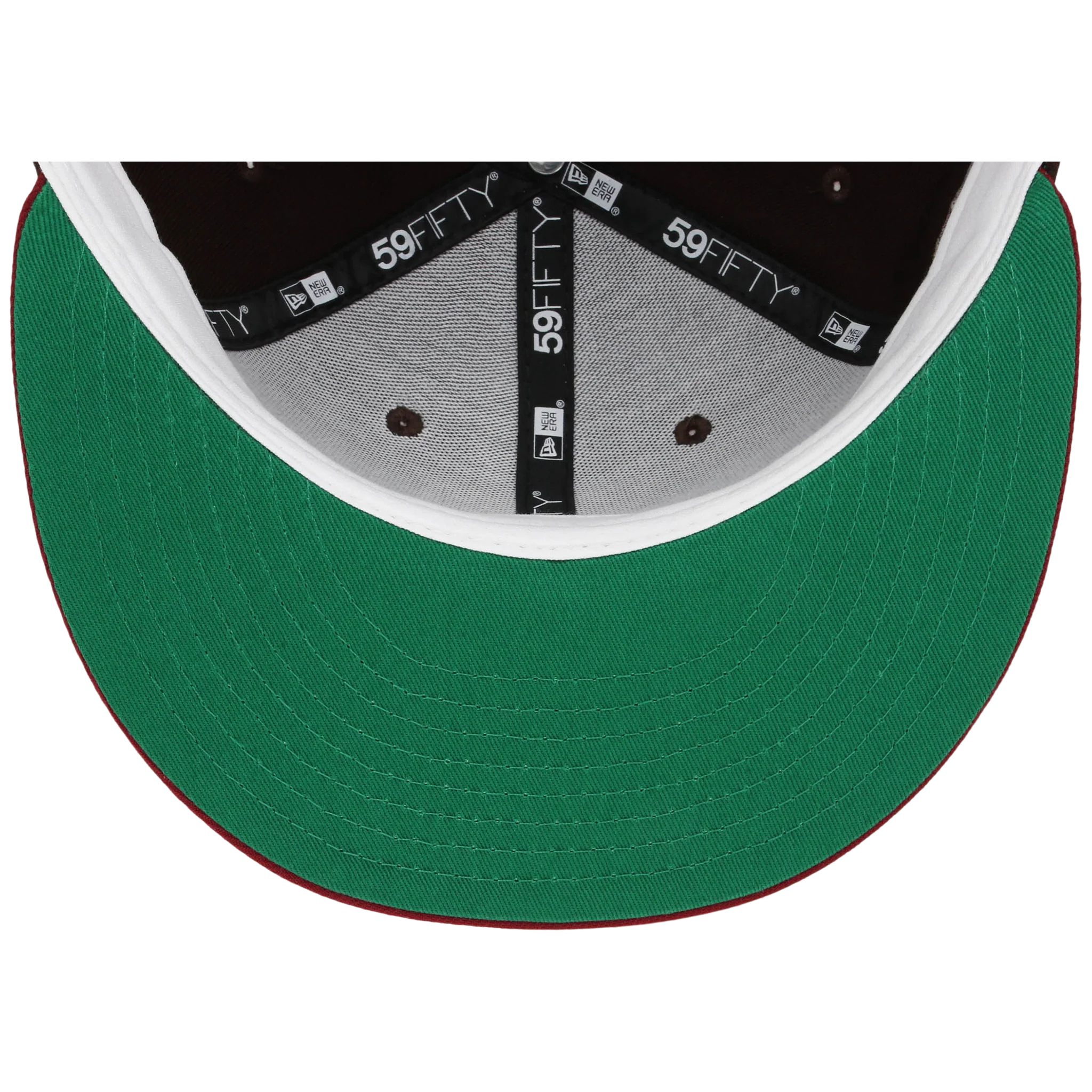Philadelphia Phillies Philly Crown the City - Liberty Bell New Era 59FIFTY (Black/Maroon) - Image 2