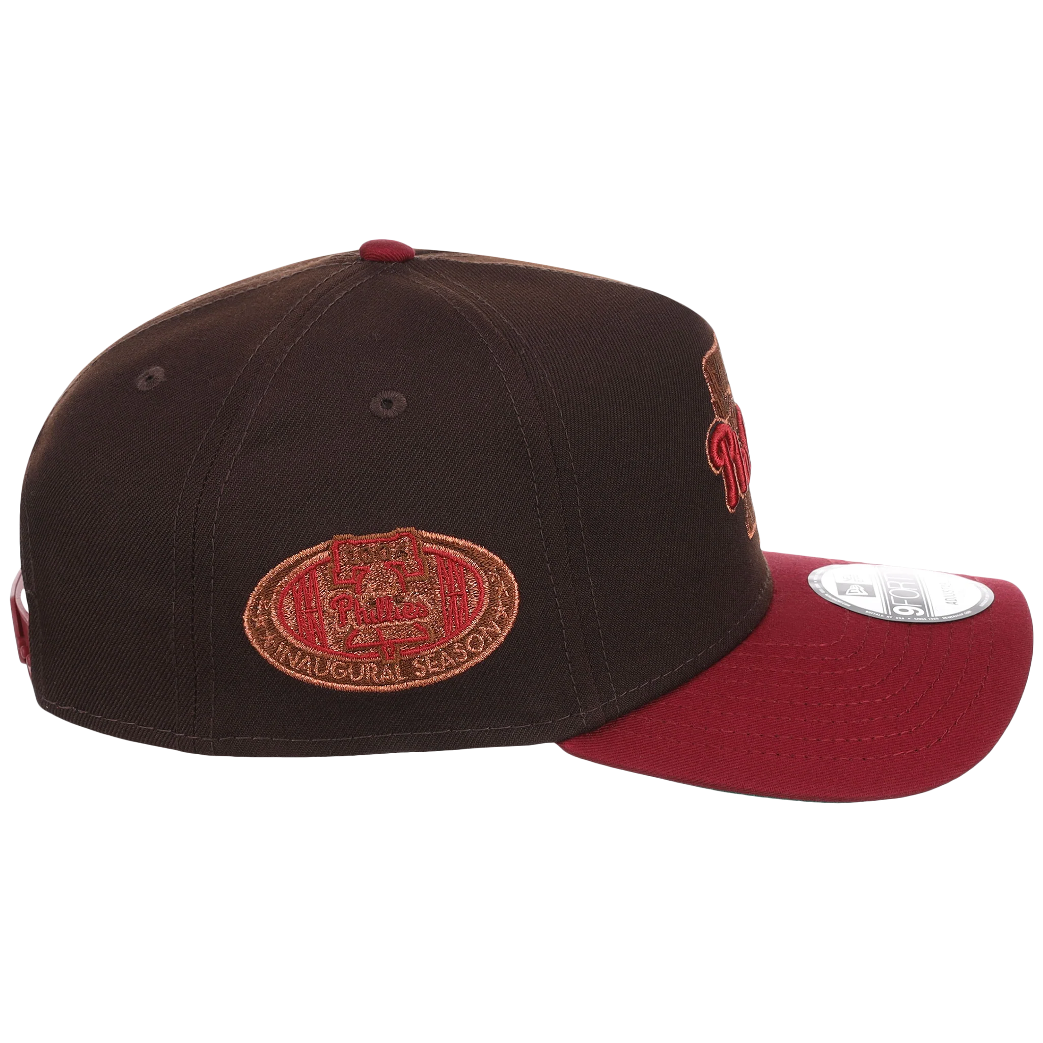 Philadelphia Phillies Philly Crown the City - Liberty Bell New Era 9FORTY (Black/Maroon) - Image 3
