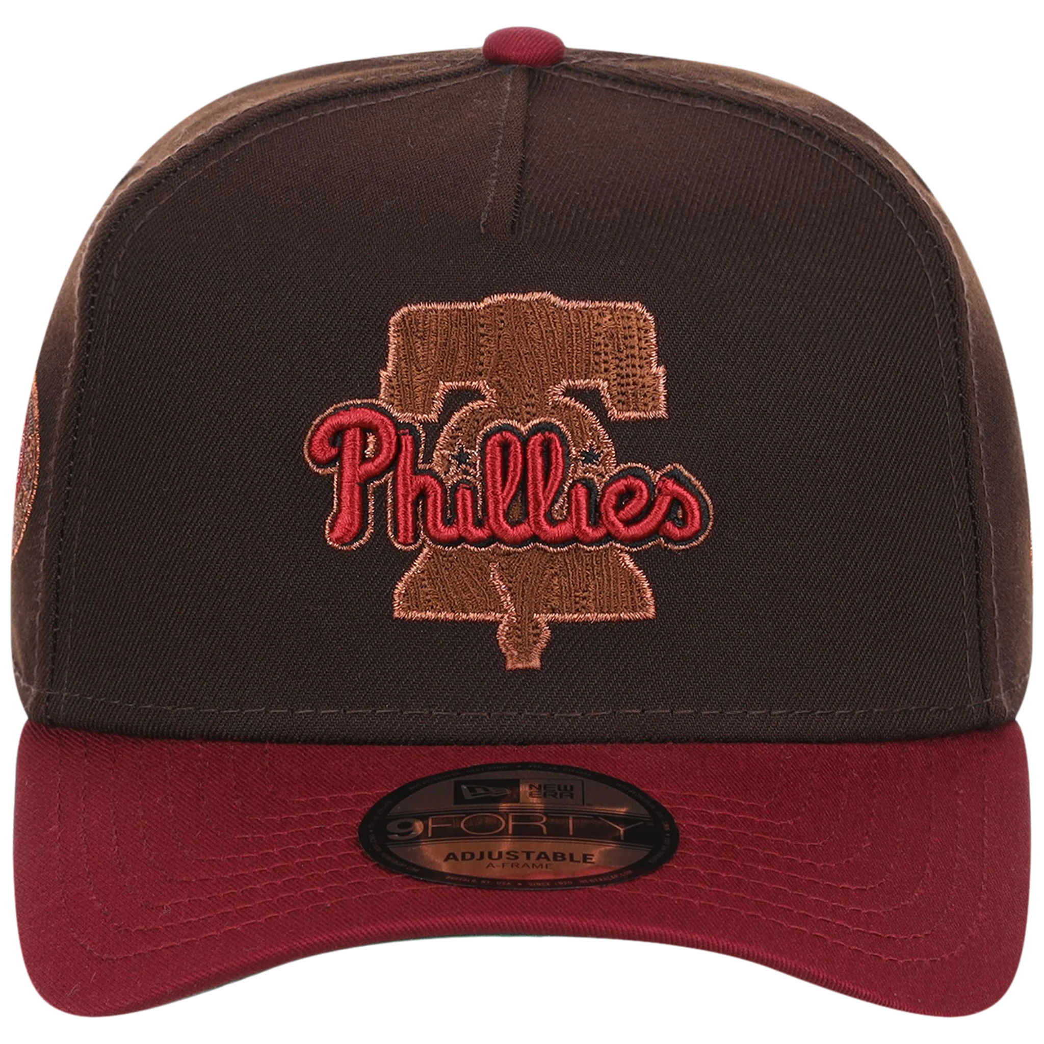 Philadelphia Phillies Philly Crown the City - Liberty Bell New Era 9FORTY (Black/Maroon) - Image 5