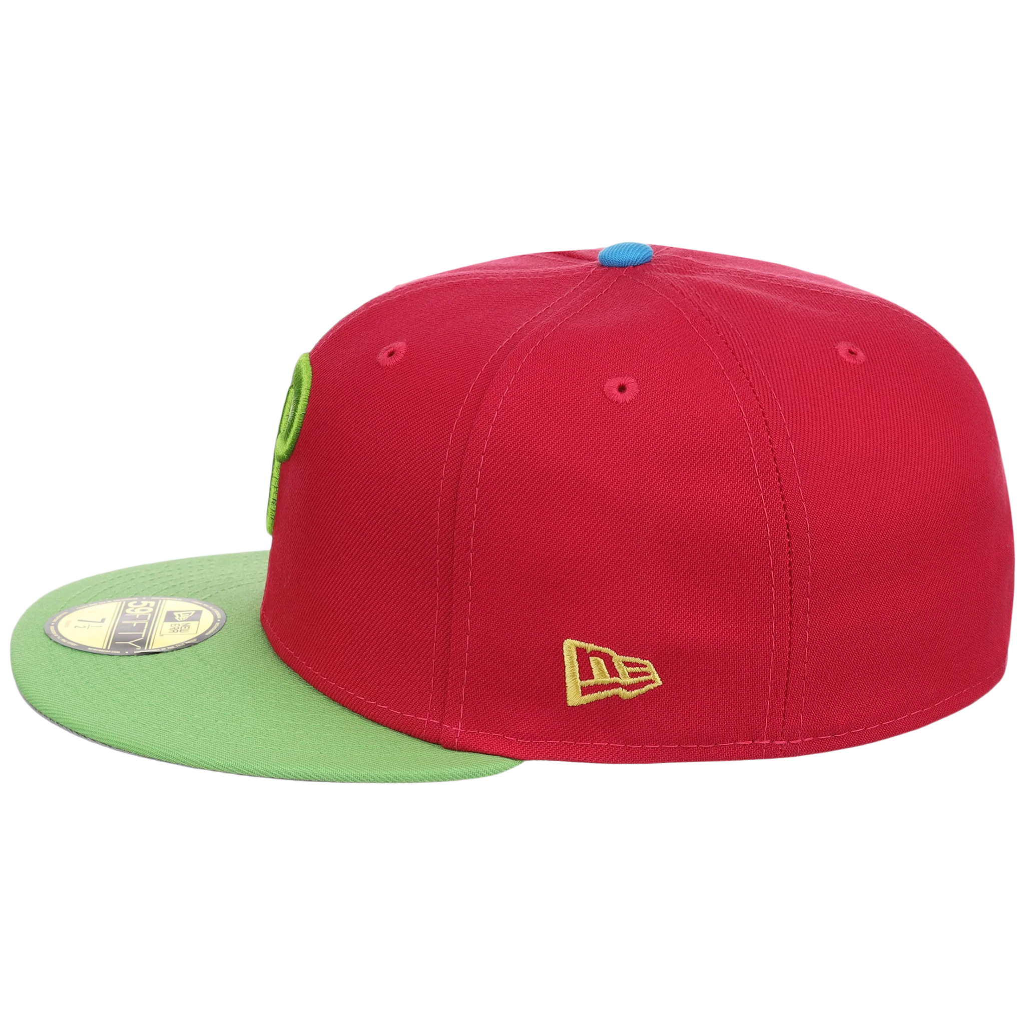 Philadelphia Phillies Philly Crown the City - Prince New Era 59FIFTY (Pink/Neon Green) - Image 6