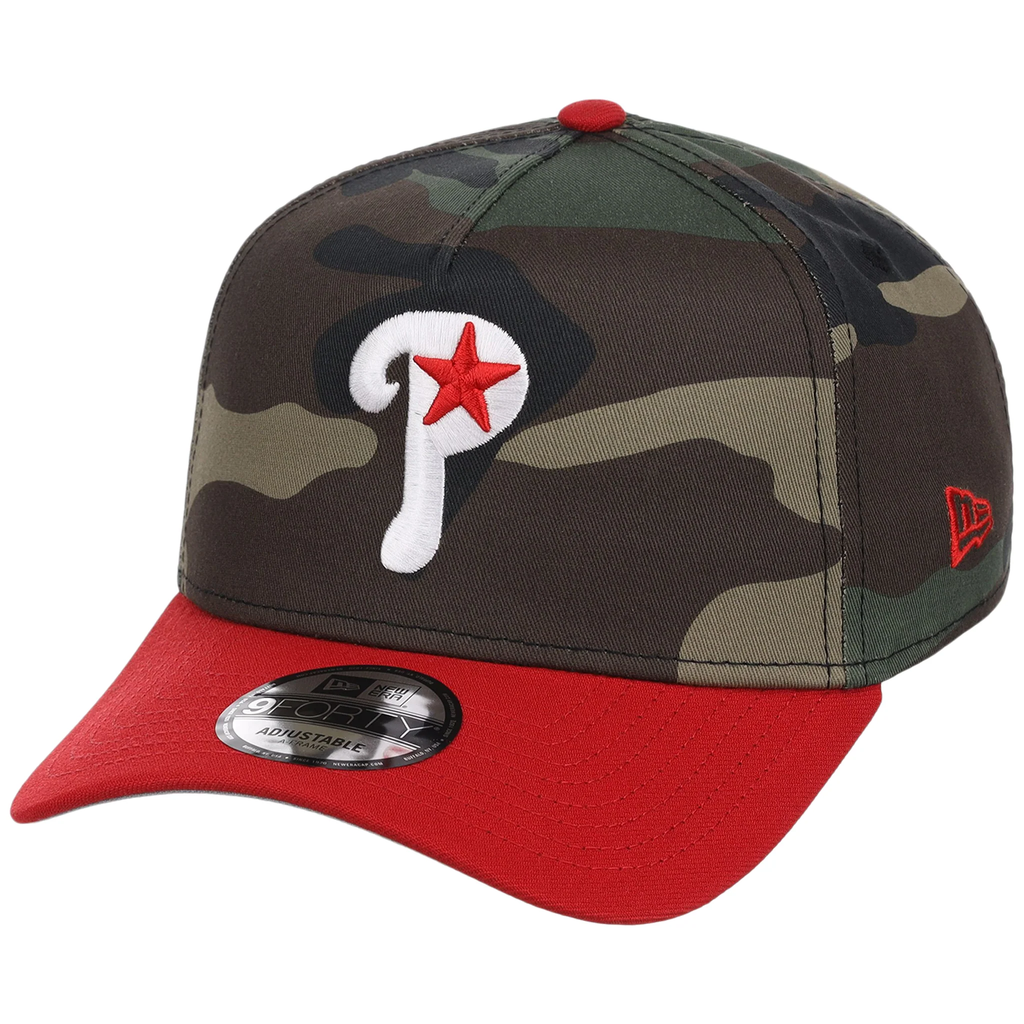 Philadelphia Phillies MLB Woodland Contrast New Era 9FORTY - Image 4