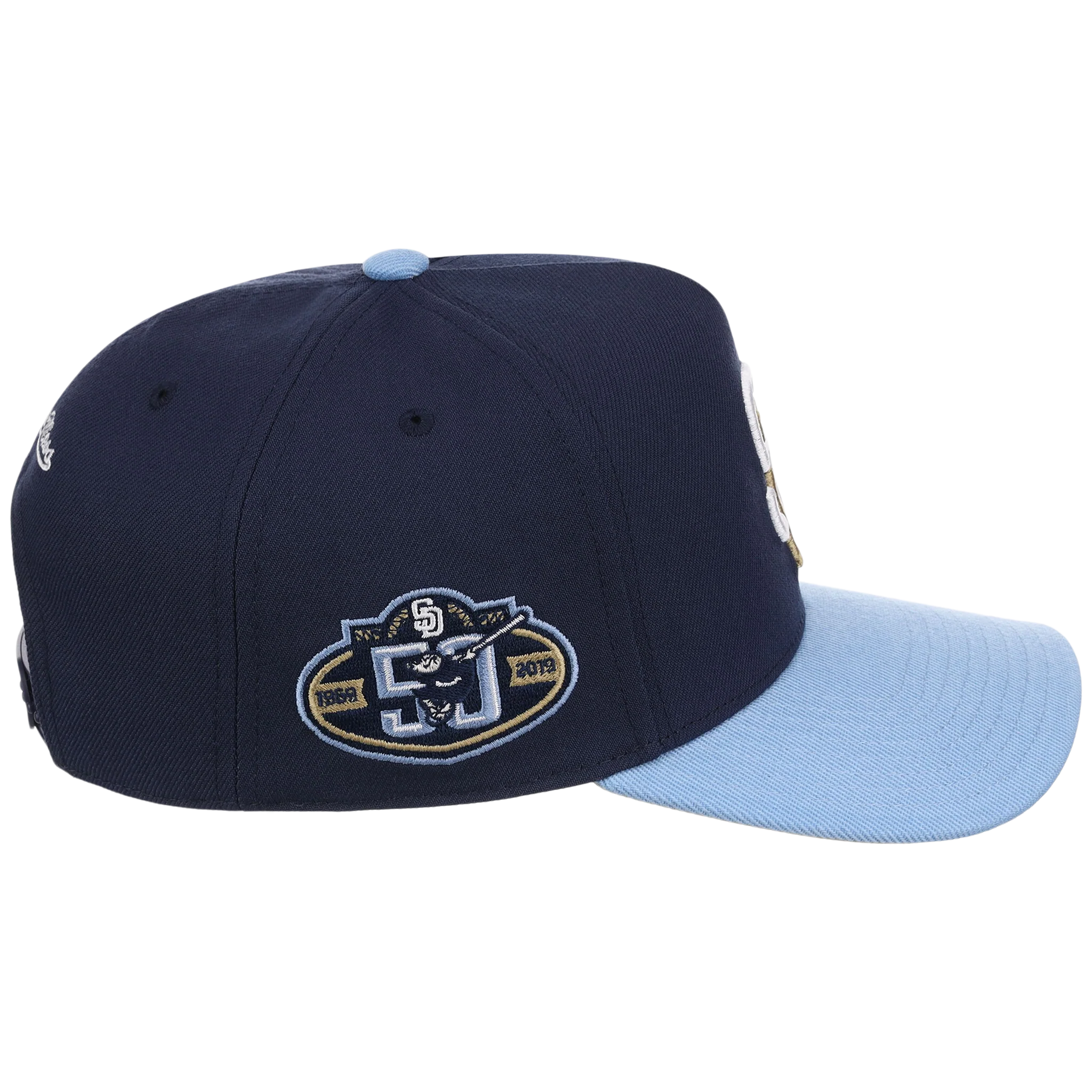 San Diego Padres Mitchell & Ness MLB 'Era Flip' Heritage Series Pro Pinch - Navy/Sky - Image 3