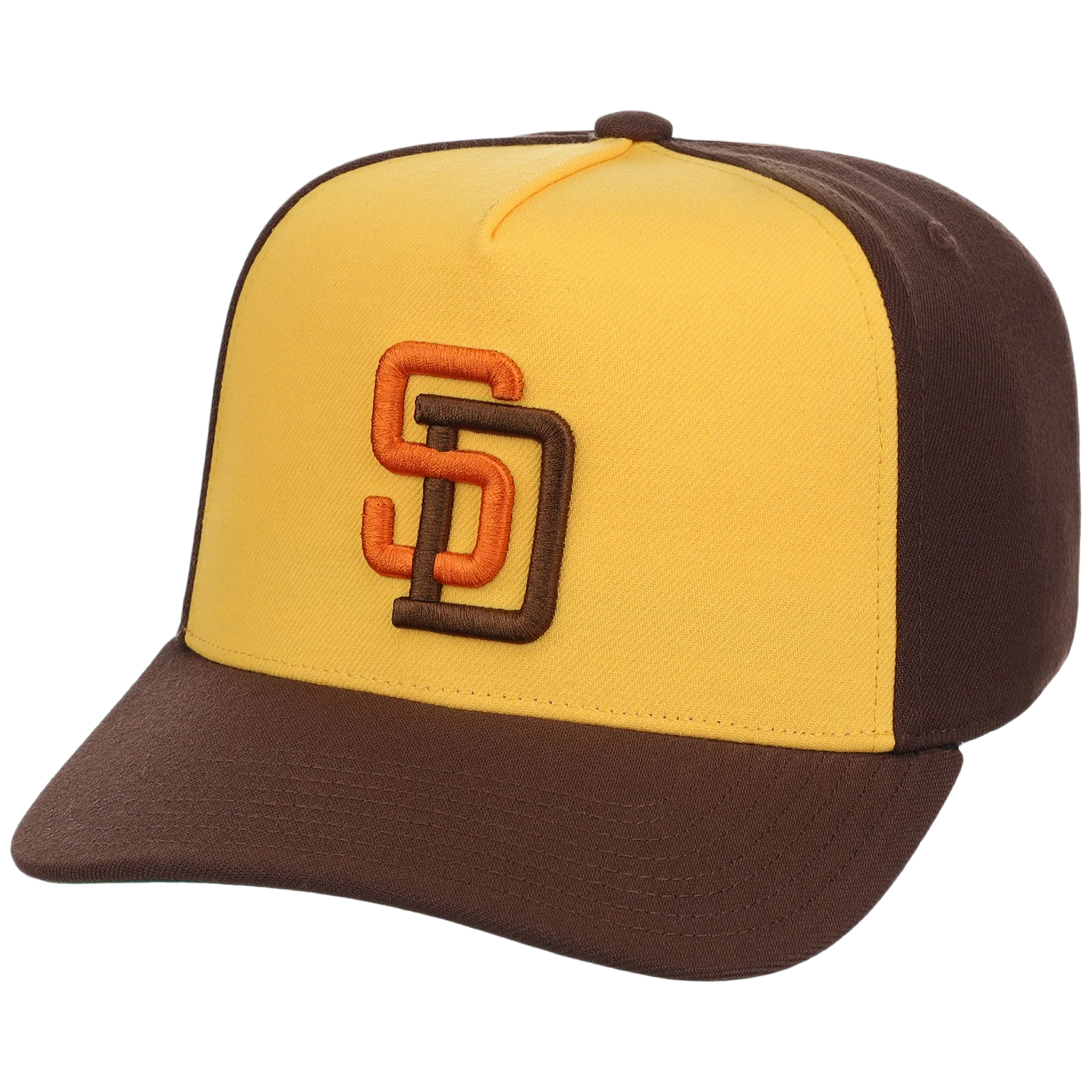 San Diego Padres Mitchell & Ness MLB 'Era Flip' Heritage Series Pro Pinch - Yellow/Brown - Image 4