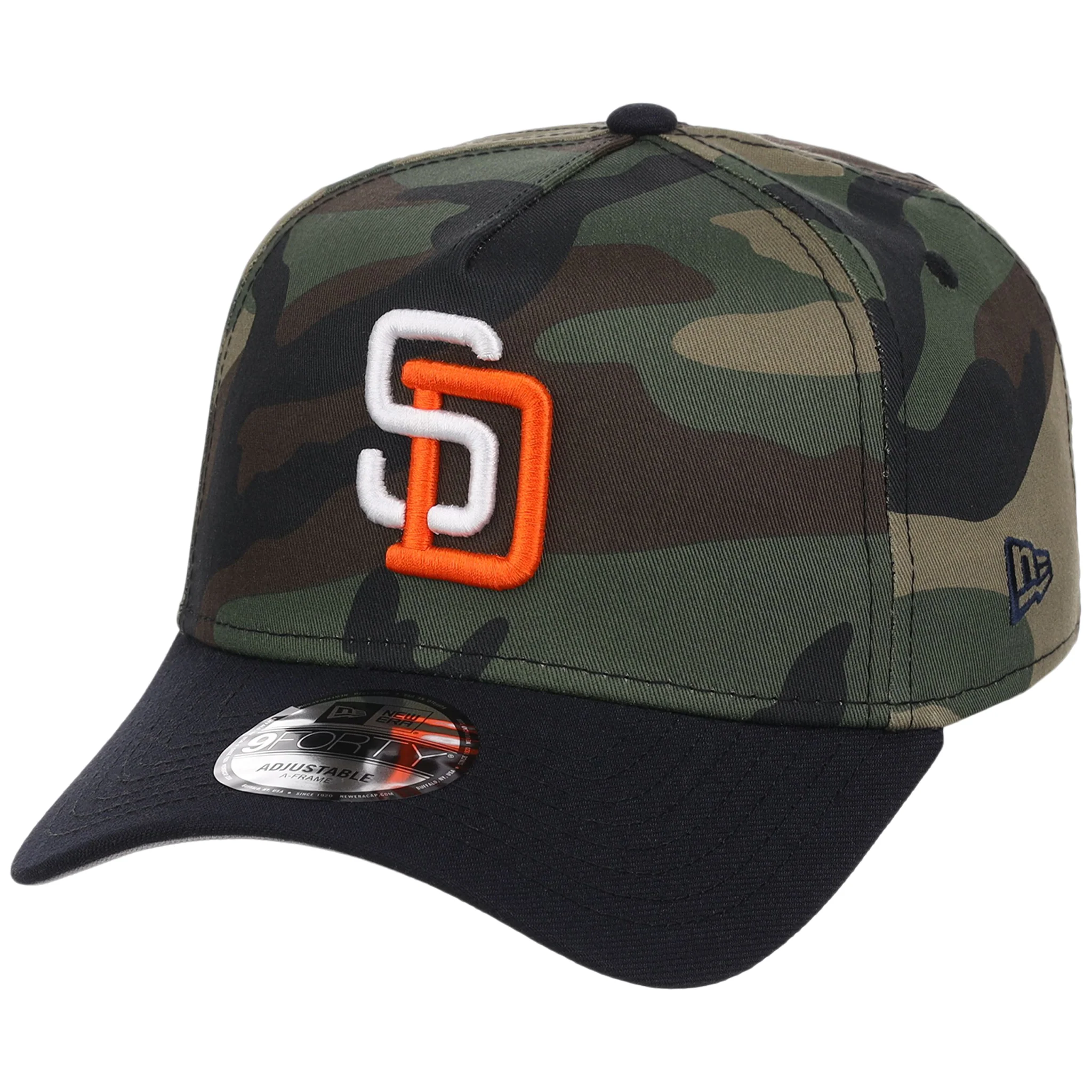 San Diego Padres MLB Woodland Contrast New Era 9FORTY - Image 4