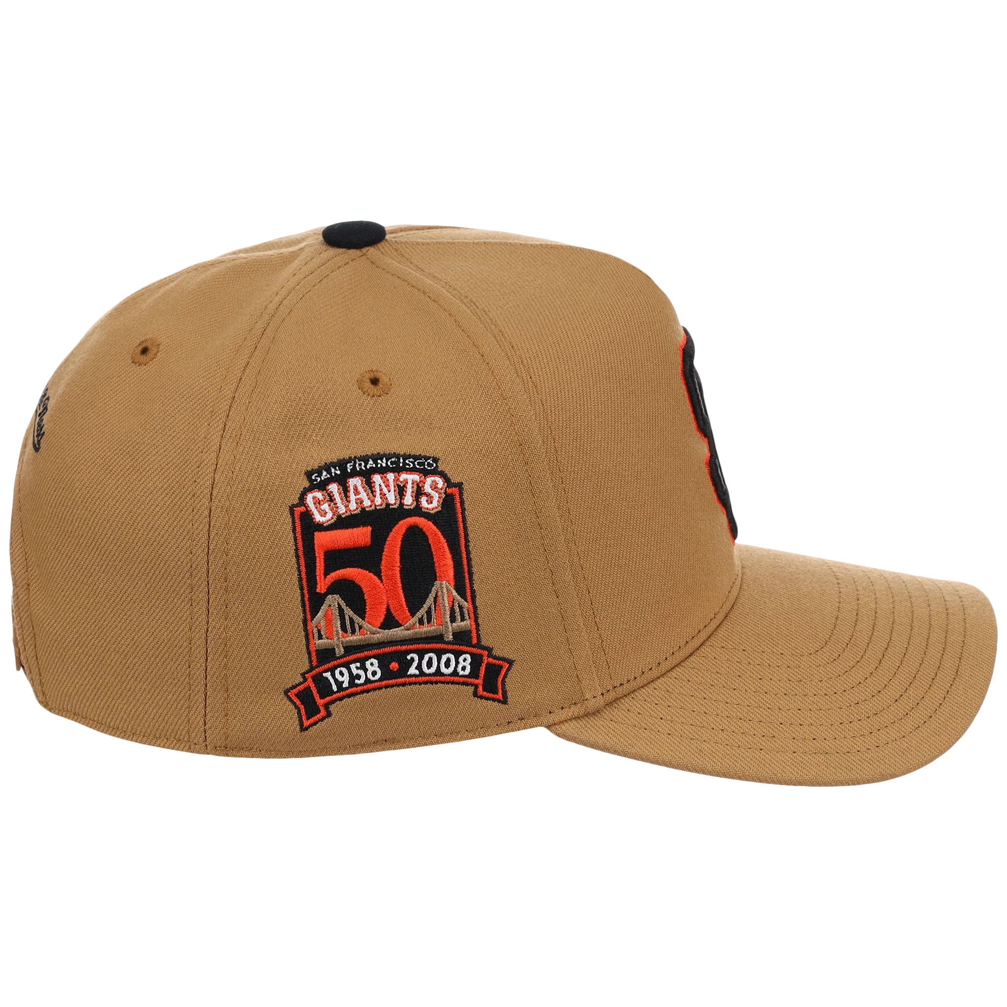 San Francisco Giants Mitchell & Ness MLB 'Era Flip' Heritage Series Pro Pinch - Gold/Gold - Image 3