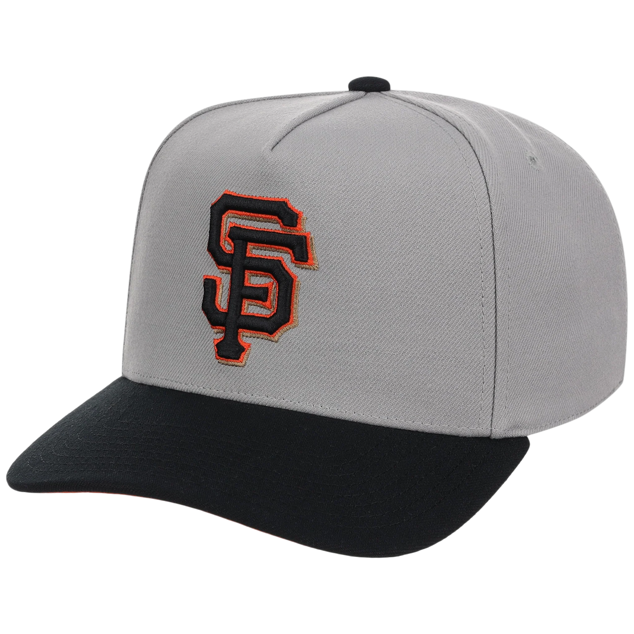 San Francisco Giants Mitchell & Ness MLB 'Era Flip' Heritage Series Pro Pinch - Grey/Black - Image 4