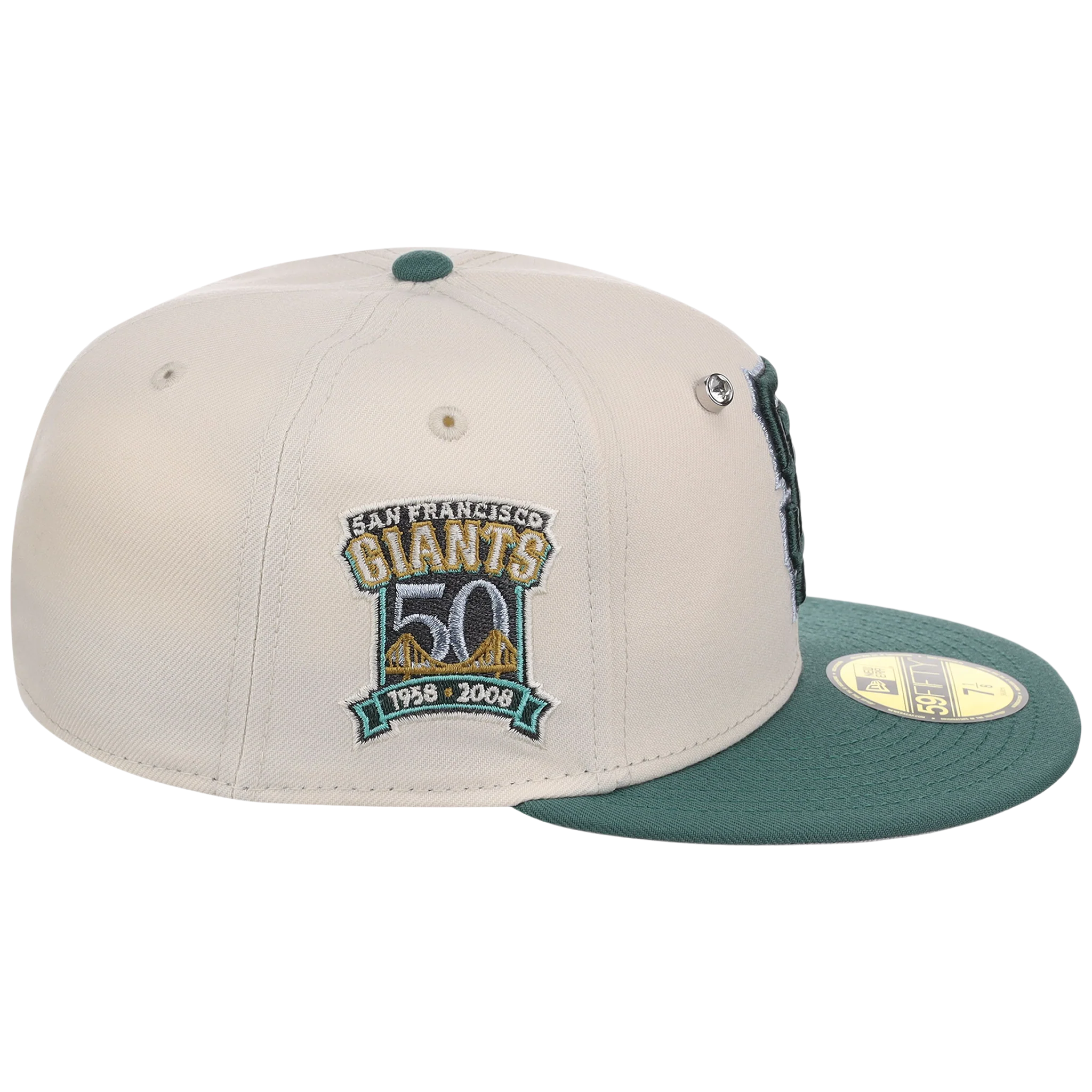 San Francisco Giants MLB Cream Lichen New Era 59FIFTY - Image 3