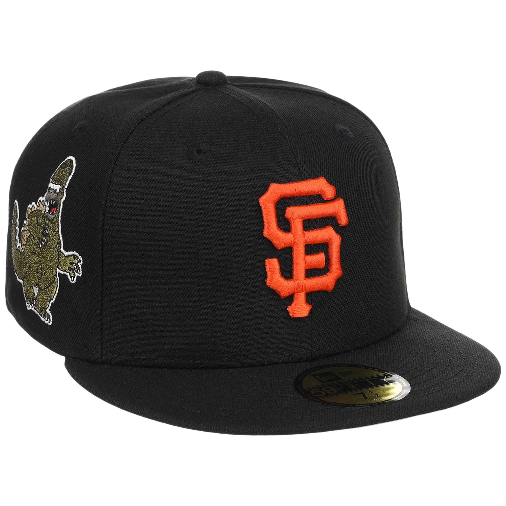 San Francisco Giants MLB Simpsons Localized New Era 59FIFTY - Dino - Black/Black
