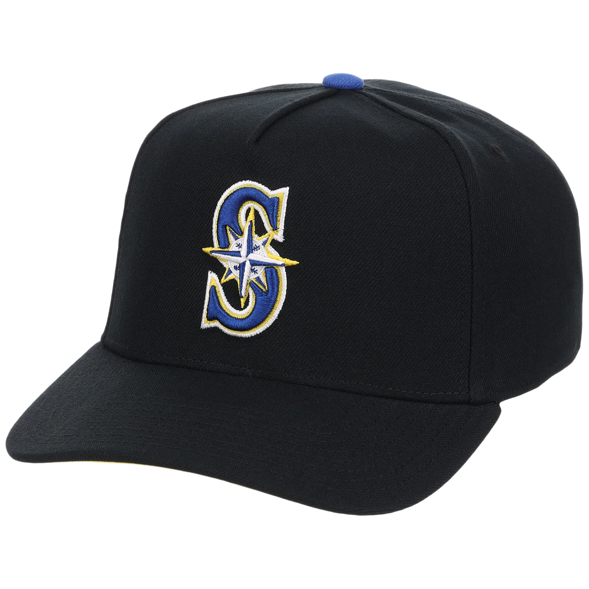 Seattle Mariners Mitchell & Ness MLB 'Era Flip' Heritage Series Pro Pinch - Black/Black - Image 4