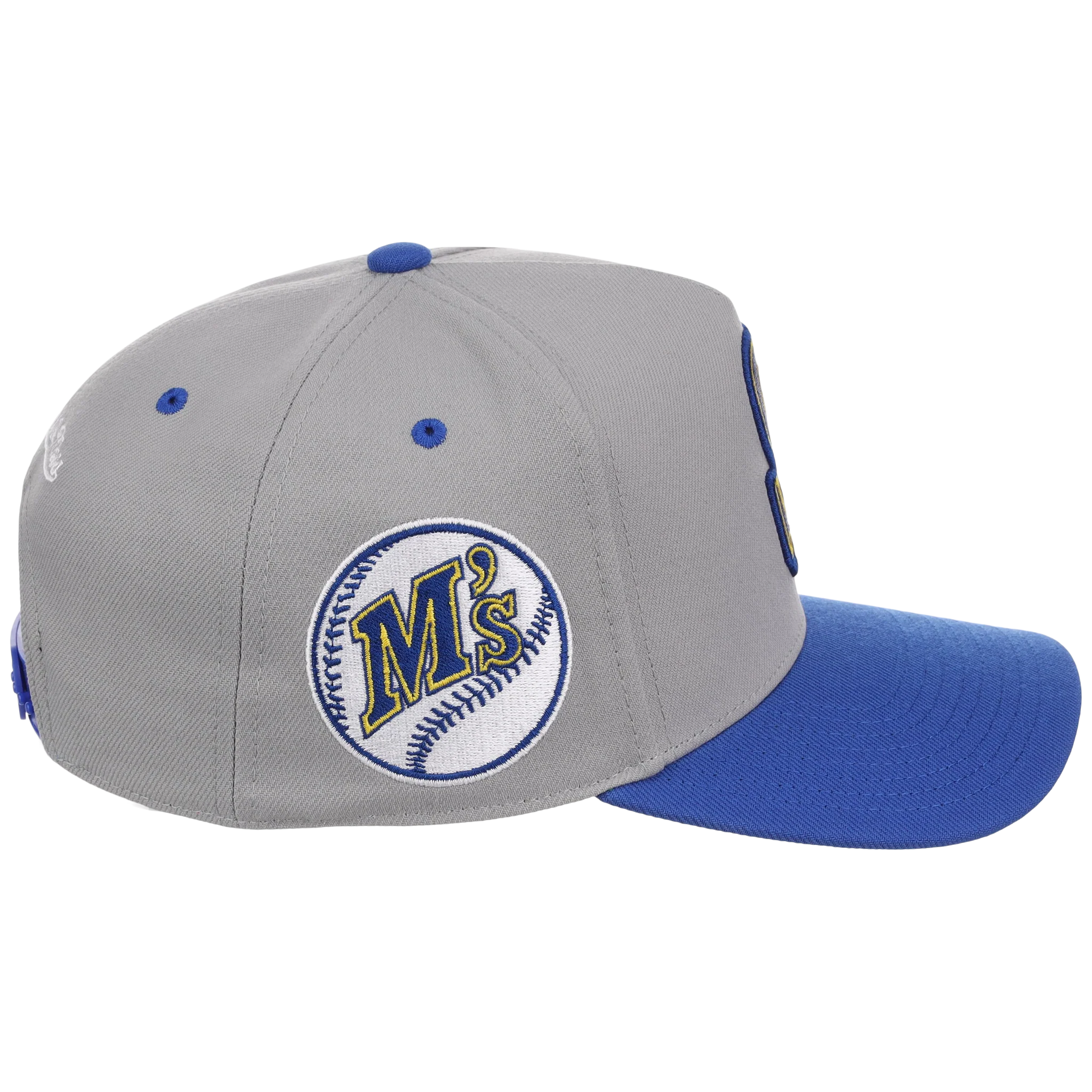 Seattle Mariners Mitchell & Ness MLB 'Era Flip' Heritage Series Pro Pinch - Grey/Royal - Image 3