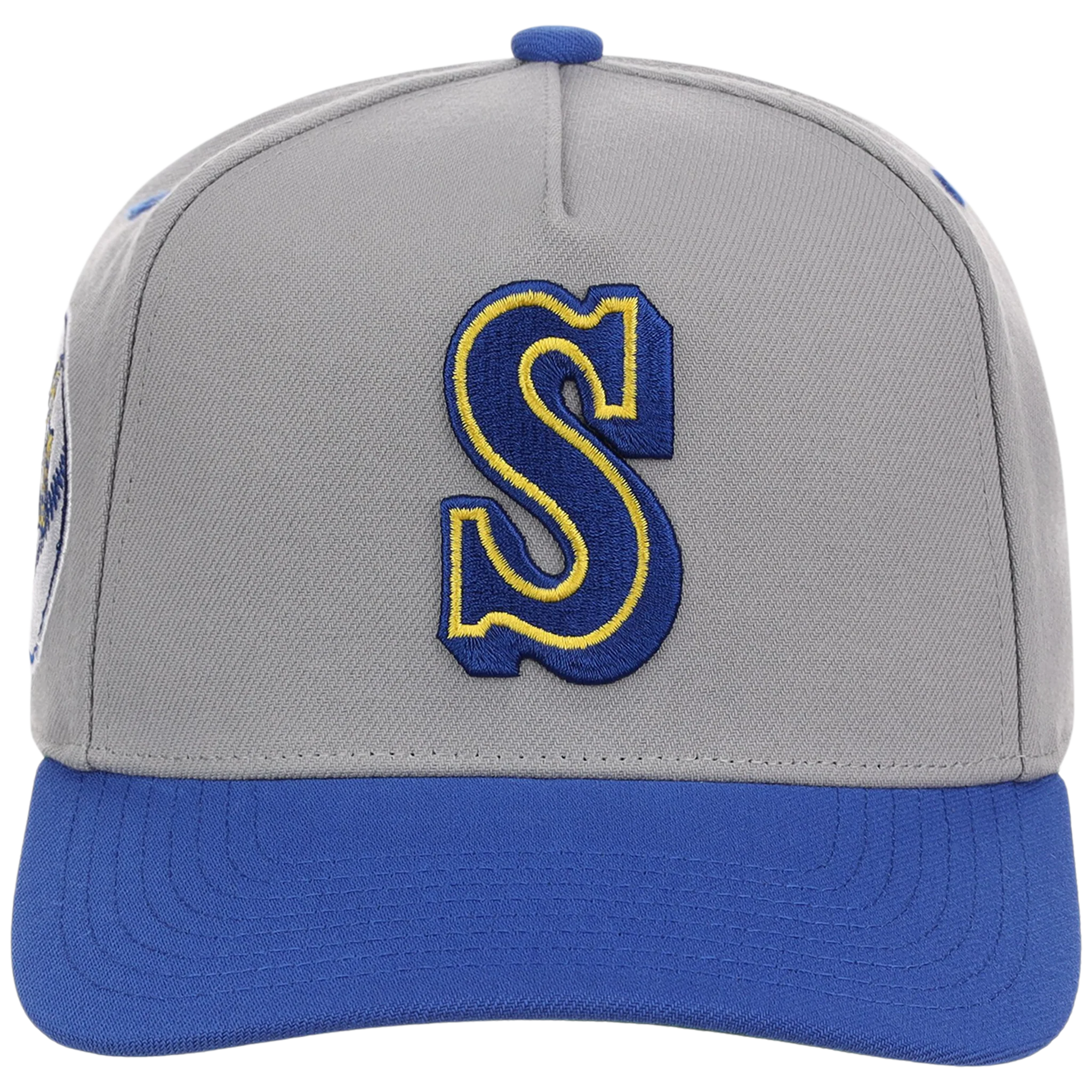 Seattle Mariners Mitchell & Ness MLB 'Era Flip' Heritage Series Pro Pinch - Grey/Royal - Image 5