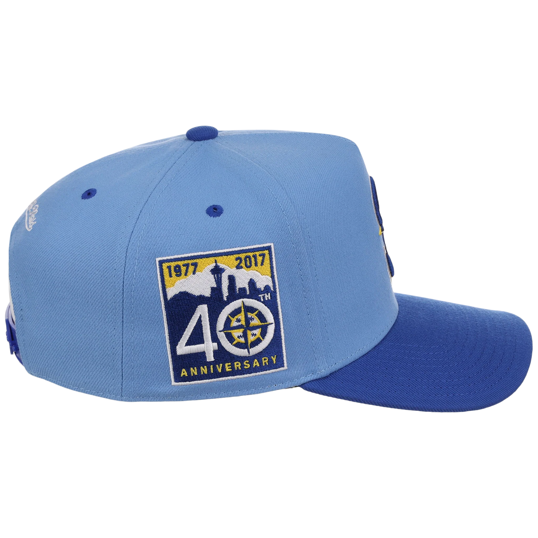 Seattle Mariners Mitchell & Ness MLB 'Era Flip' Heritage Series Pro Pinch - Sky/Royal - Image 3