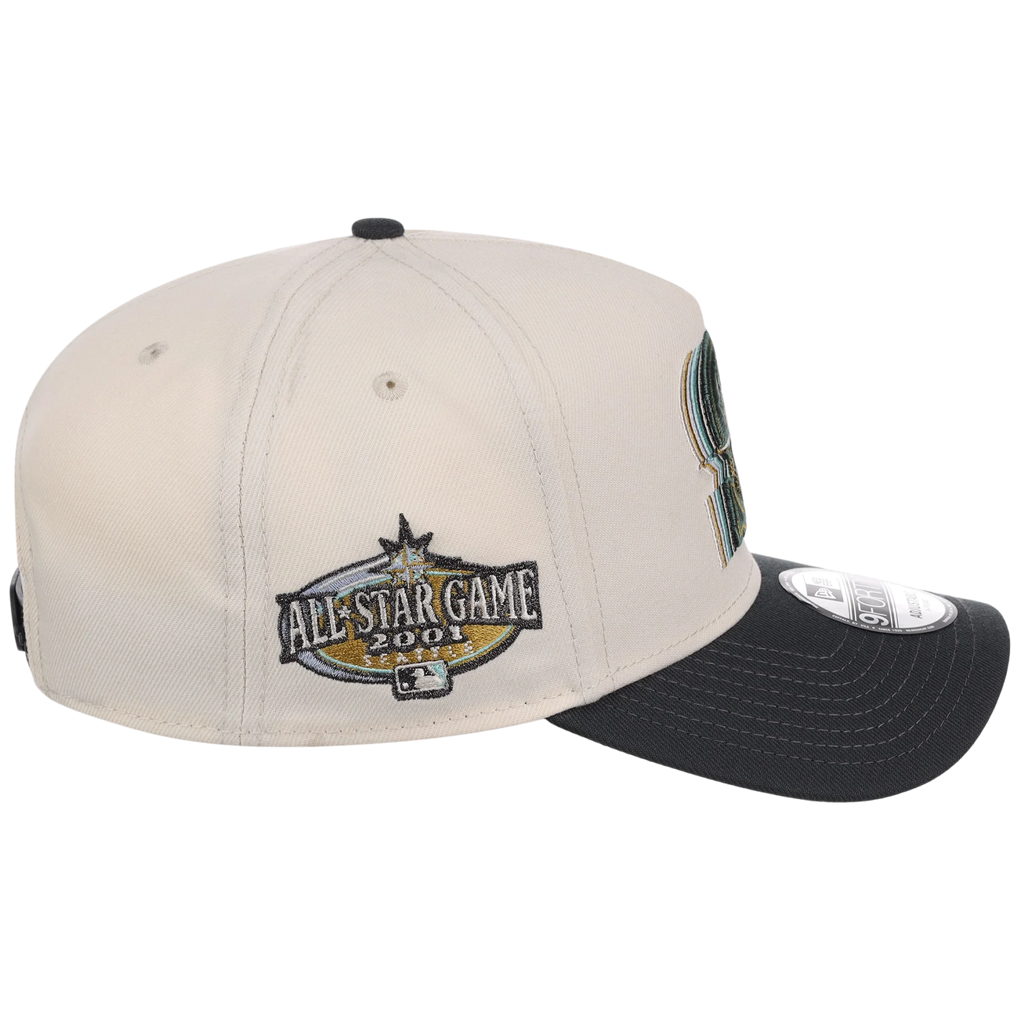 Seattle Mariners MLB Cream Clouds New Era 9FORTY - Image 3