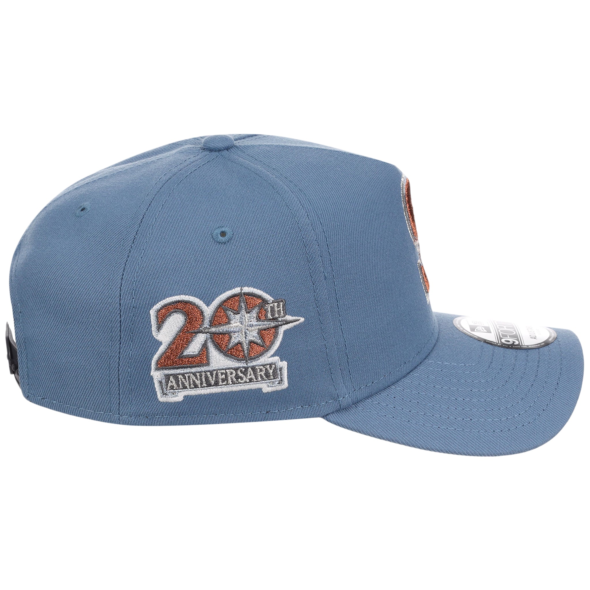 Seattle Mariners MLB Faded Blue New Era 9FORTY - Image 3
