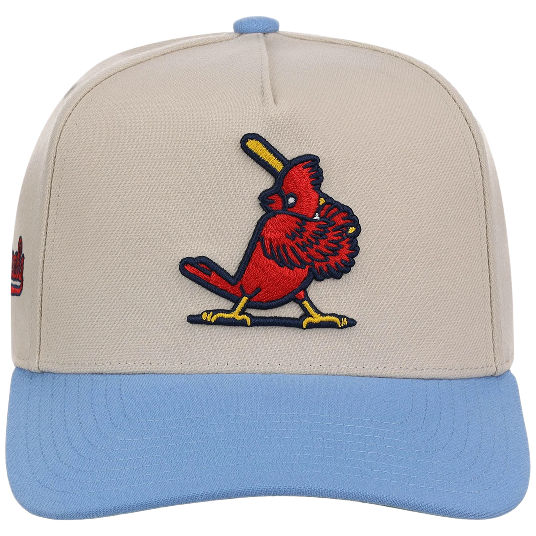 St. Louis Cardinals Mitchell & Ness MLB 'Era Flip' Heritage Series Pro Pinch - Cream/Sky - Image 5