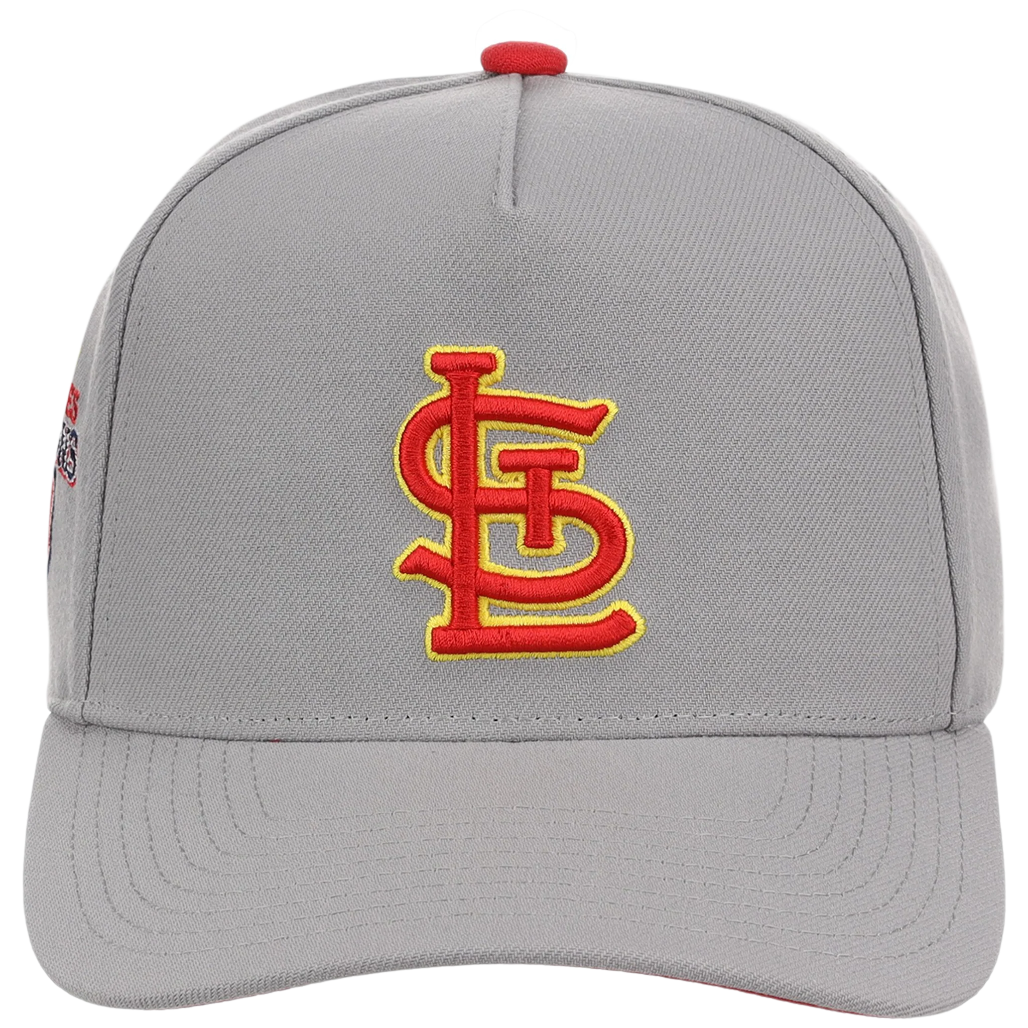 St. Louis Cardinals Mitchell & Ness MLB 'Era Flip' Heritage Series Pro Pinch - Grey/Grey - Image 5