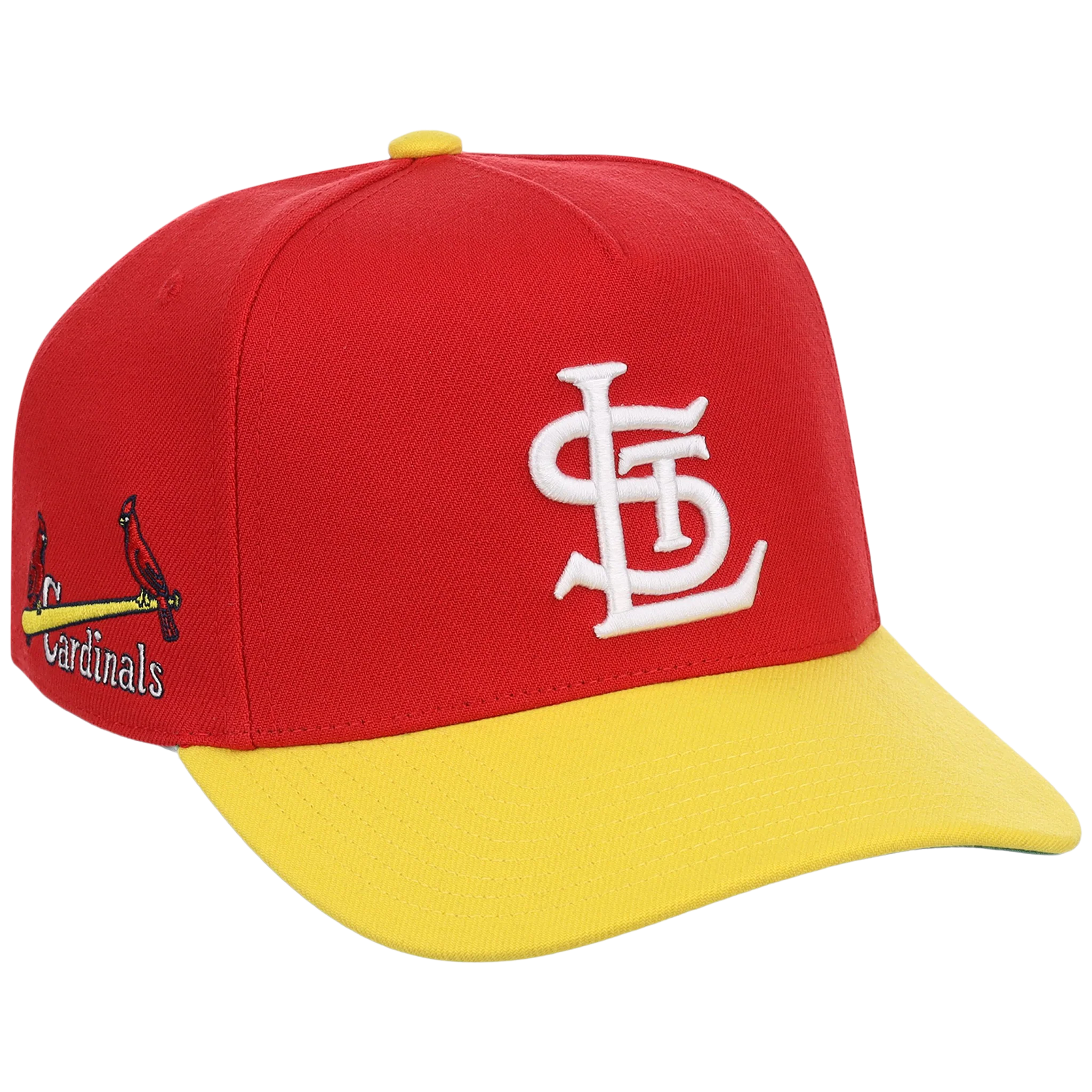 St. Louis Cardinals Mitchell & Ness MLB 'Era Flip' Heritage Series Pro Pinch - Red/Yellow