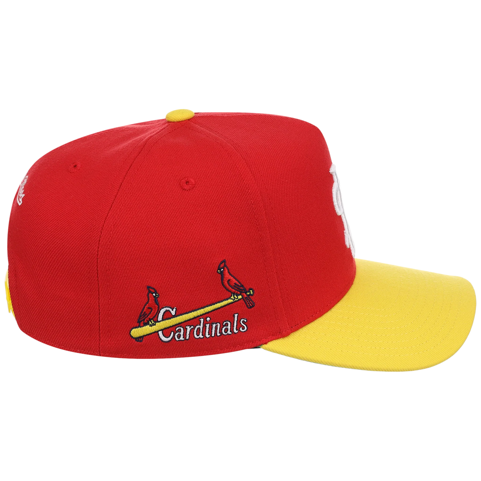 St. Louis Cardinals Mitchell & Ness MLB 'Era Flip' Heritage Series Pro Pinch - Red/Yellow - Image 3