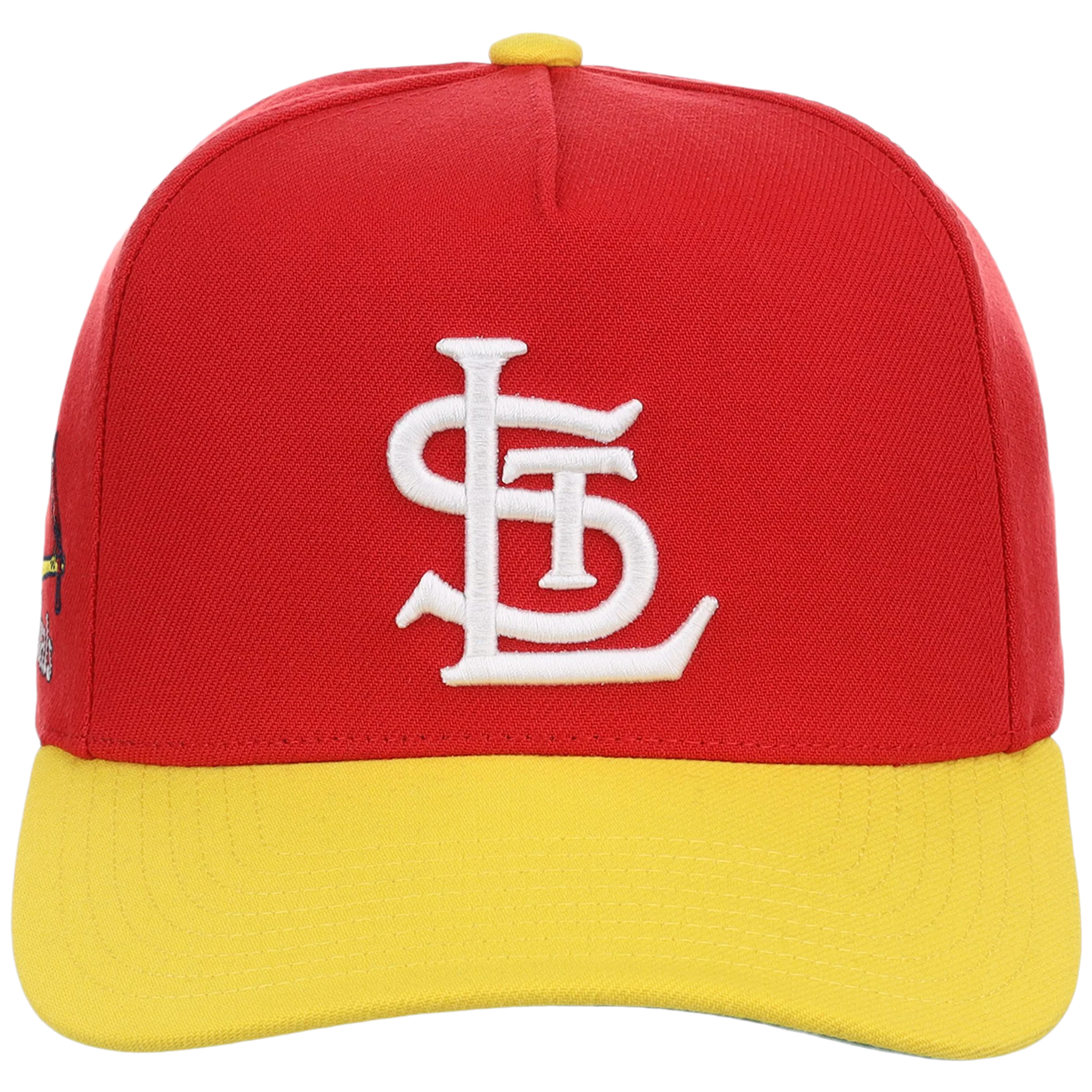St. Louis Cardinals Mitchell & Ness MLB 'Era Flip' Heritage Series Pro Pinch - Red/Yellow - Image 5