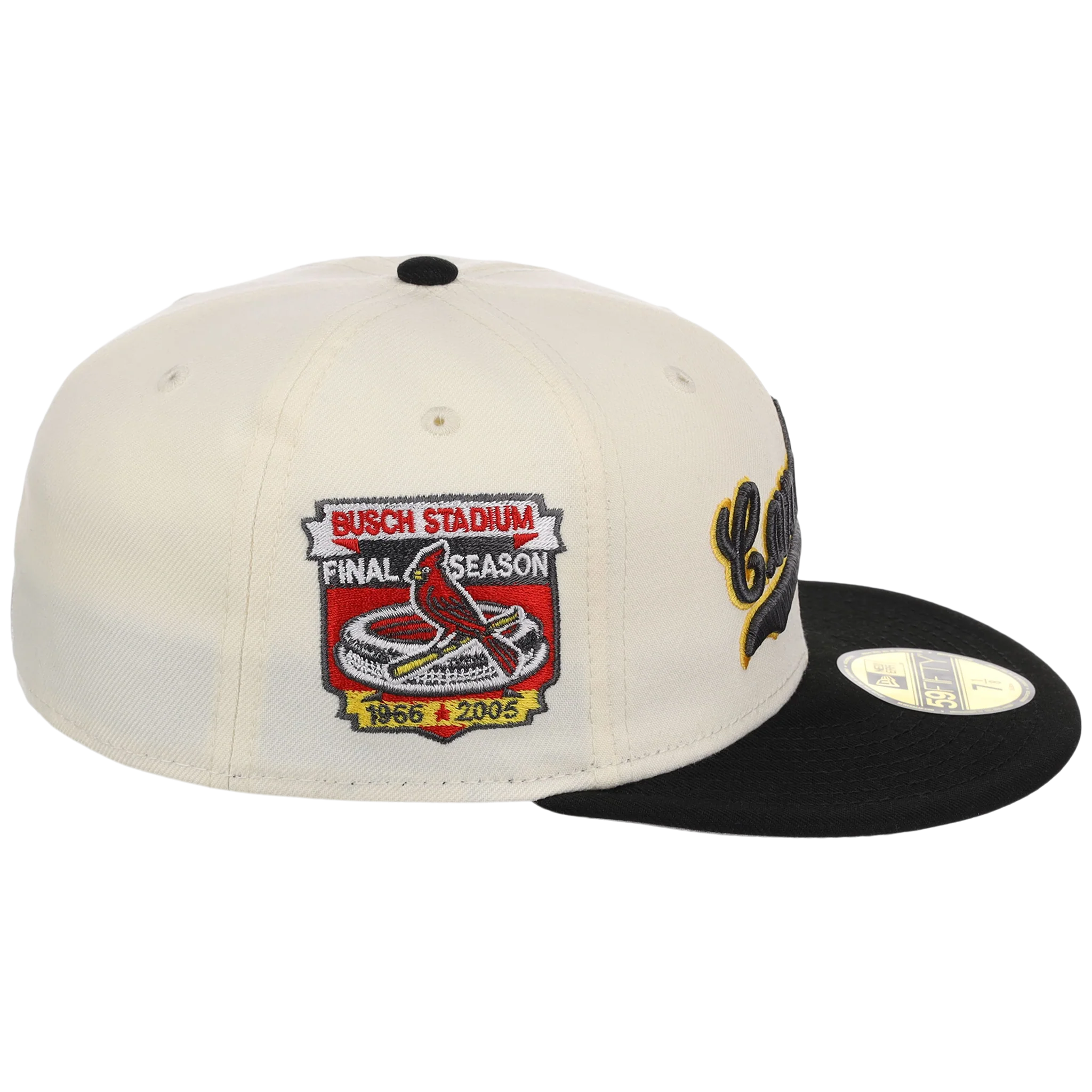 St. Louis Cardinals MLB “Concrete Legacy” New Era 59FIFTY Collection - Chrome/Black - Image 3