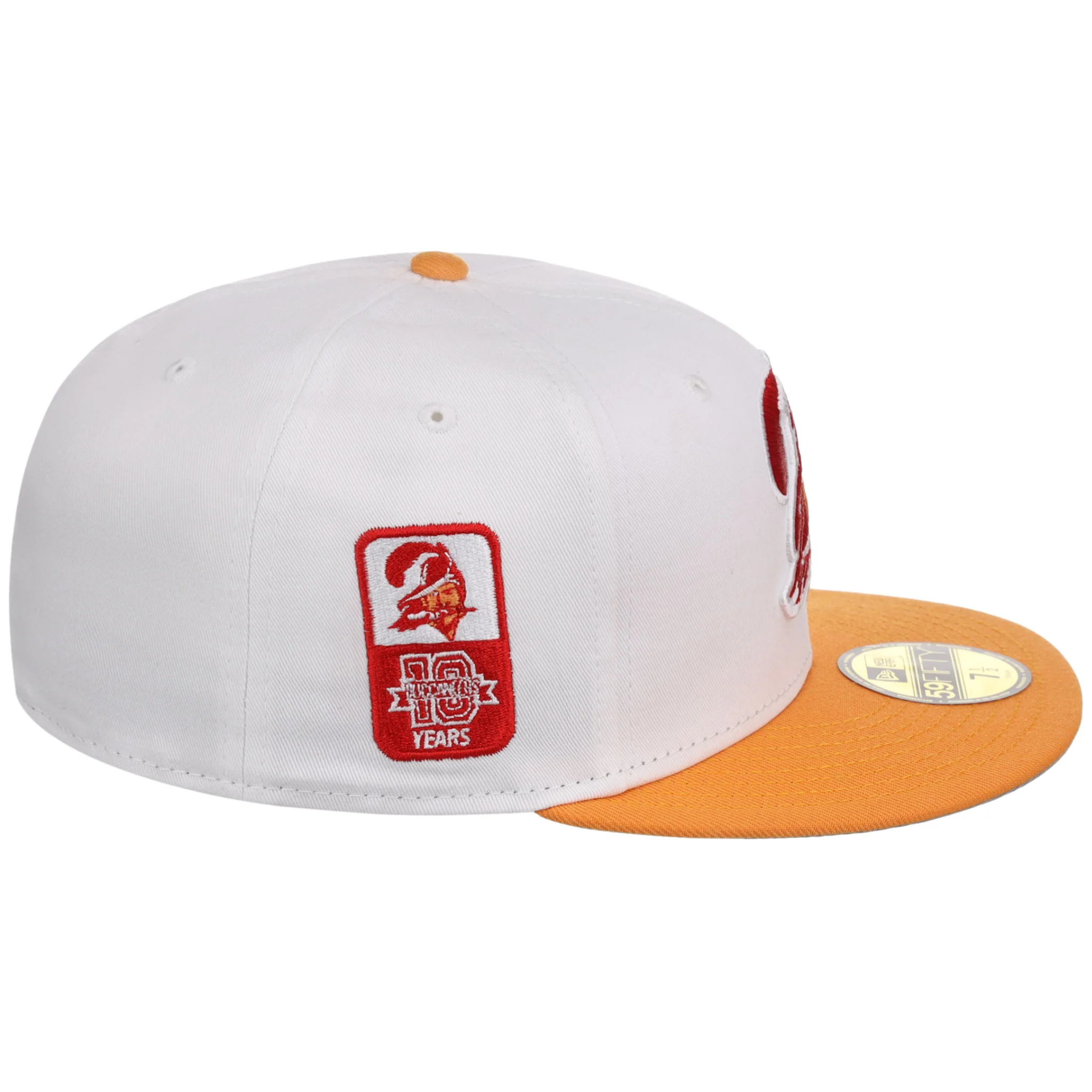 Tampa Bay Buccaneers 'Then & Now' New Era 59FIFTY Retro Graphite Era Flip - Image 3