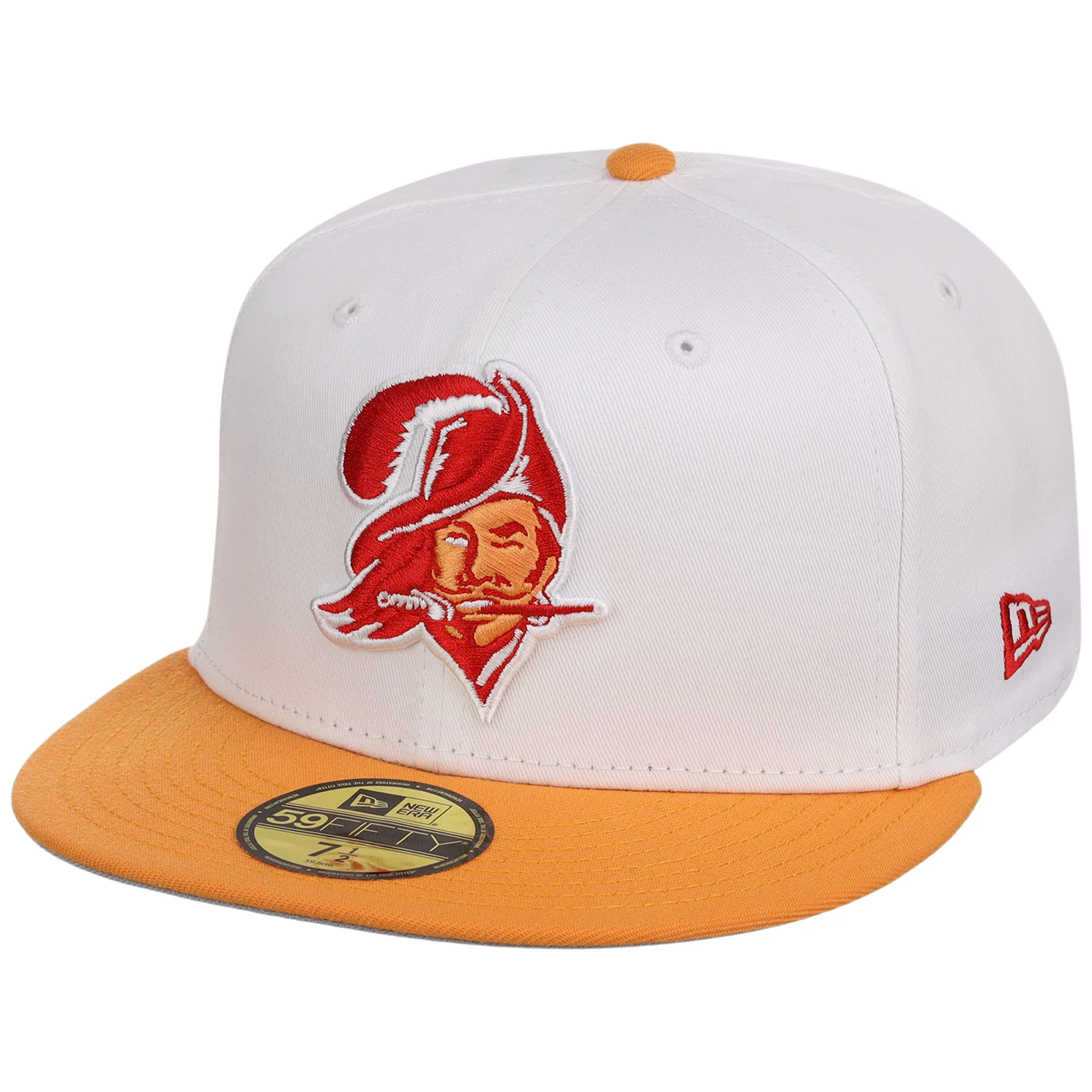 Tampa Bay Buccaneers 'Then & Now' New Era 59FIFTY Retro Graphite Era Flip - Image 4