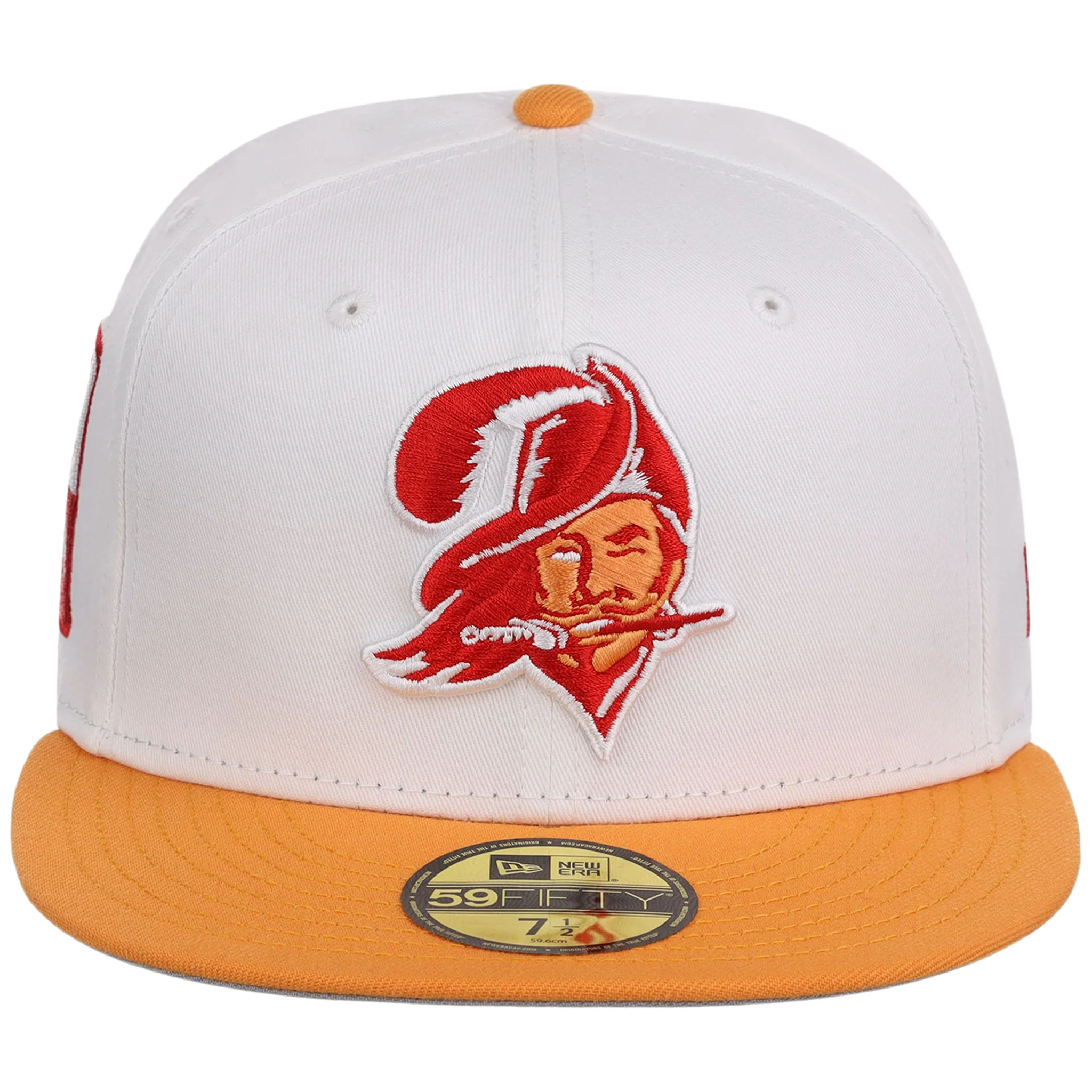 Tampa Bay Buccaneers 'Then & Now' New Era 59FIFTY Retro Graphite Era Flip - Image 5