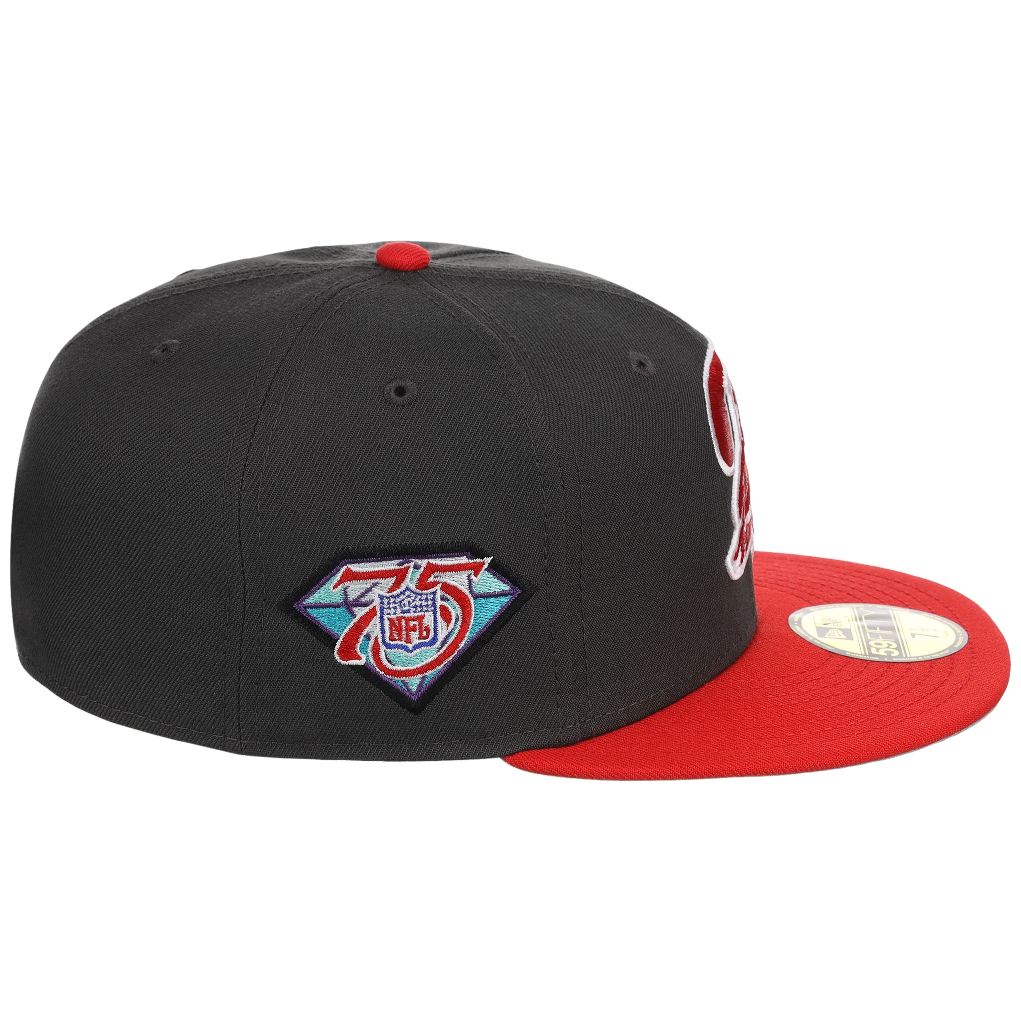 Tampa Bay Buccaneers 'Then & Now' New Era 59FIFTY White/Orange Retro - Image 3
