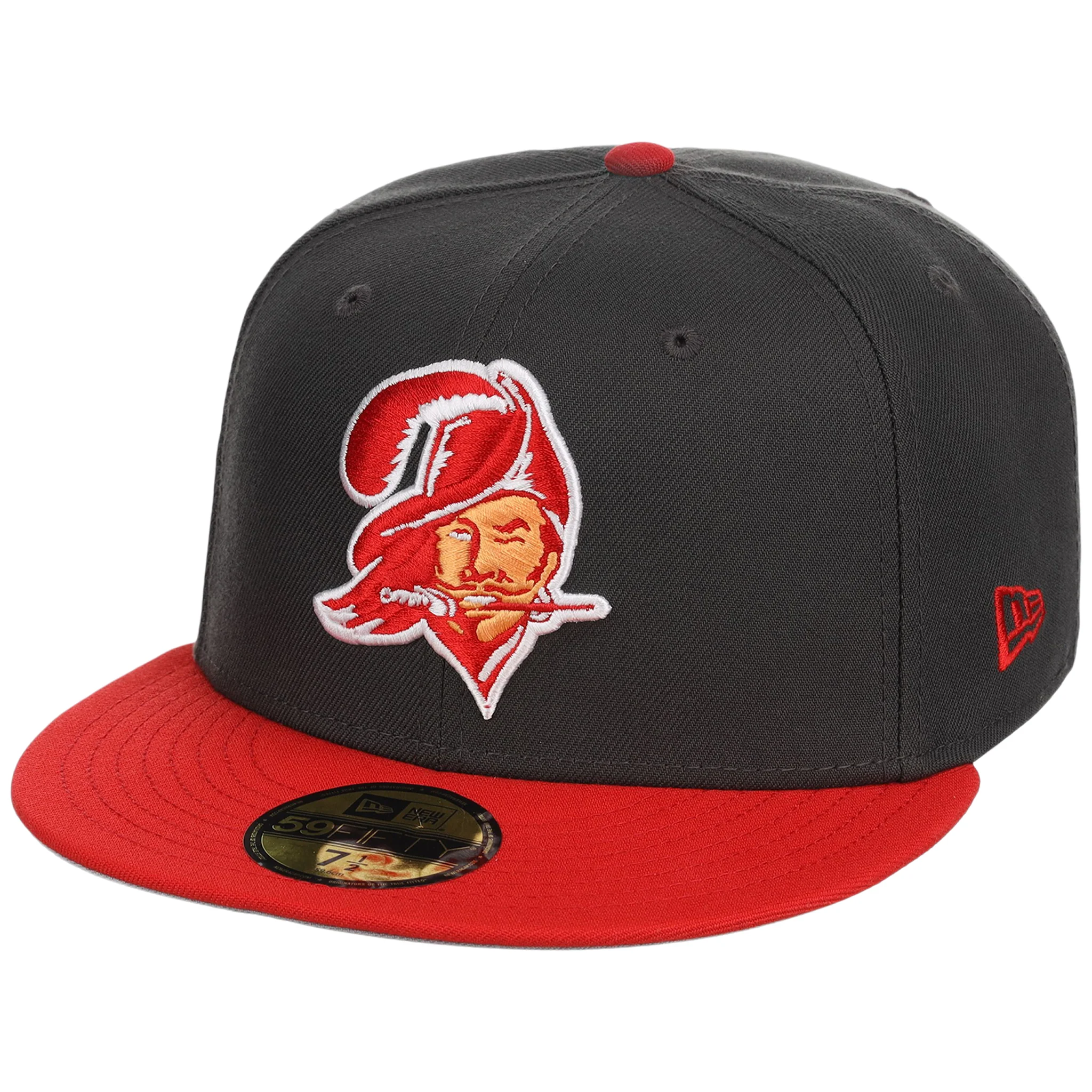 Tampa Bay Buccaneers 'Then & Now' New Era 59FIFTY White/Orange Retro - Image 4