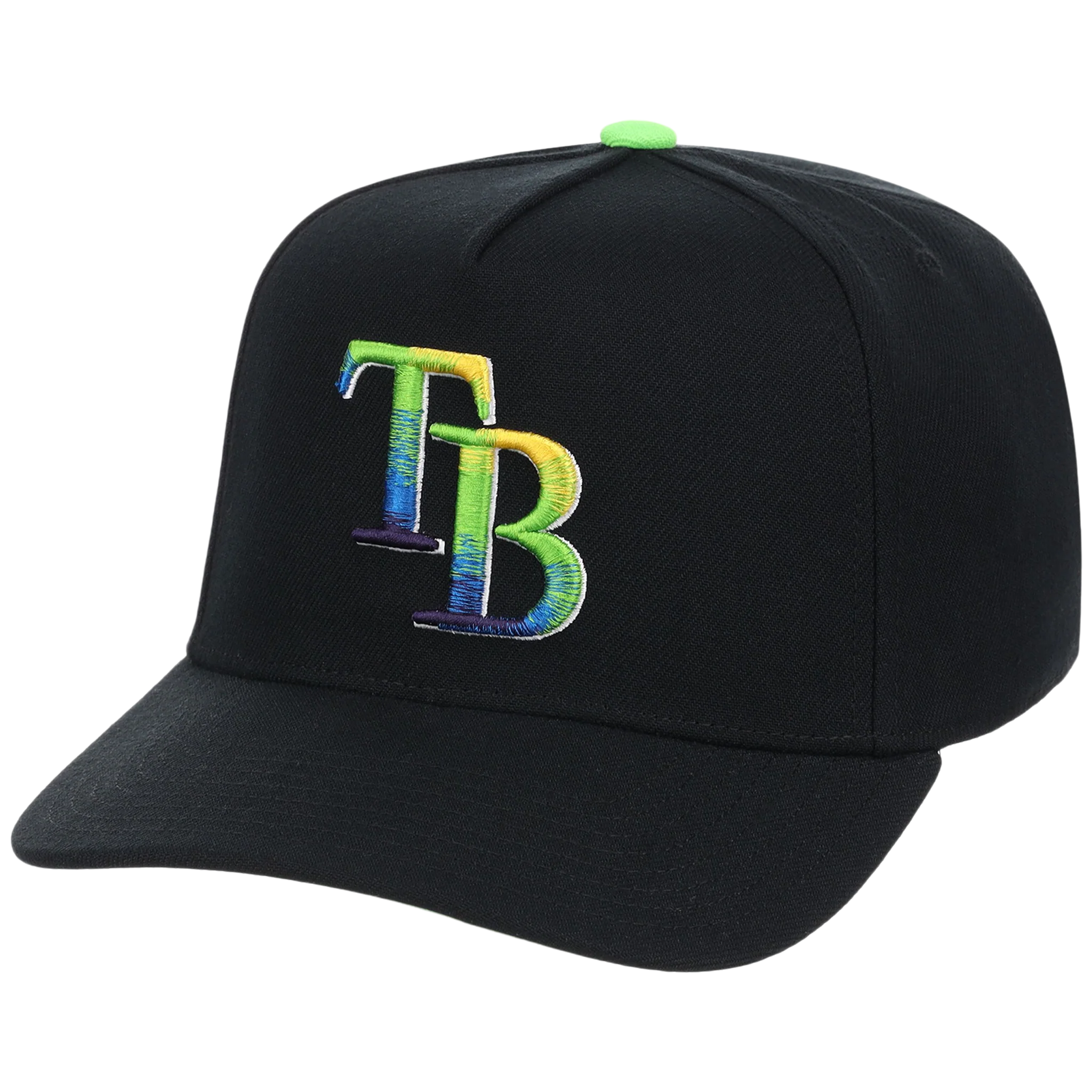 Tampa Bay Rays Mitchell & Ness MLB 'Era Flip' Heritage Series Pro Pinch - Black/Black - Image 4