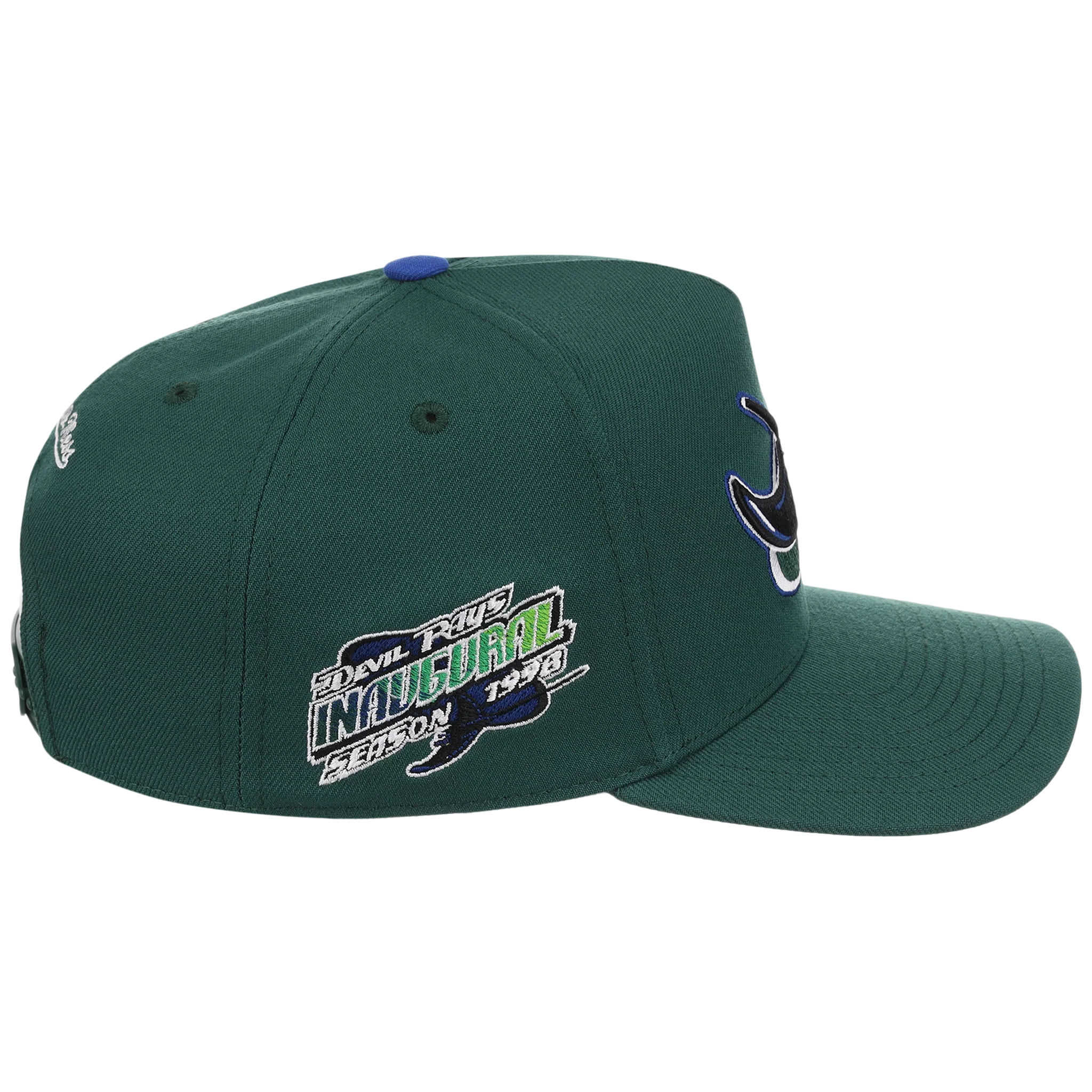Tampa Bay Rays Mitchell & Ness MLB 'Era Flip' Heritage Series Pro Pinch - Green/Green - Image 3