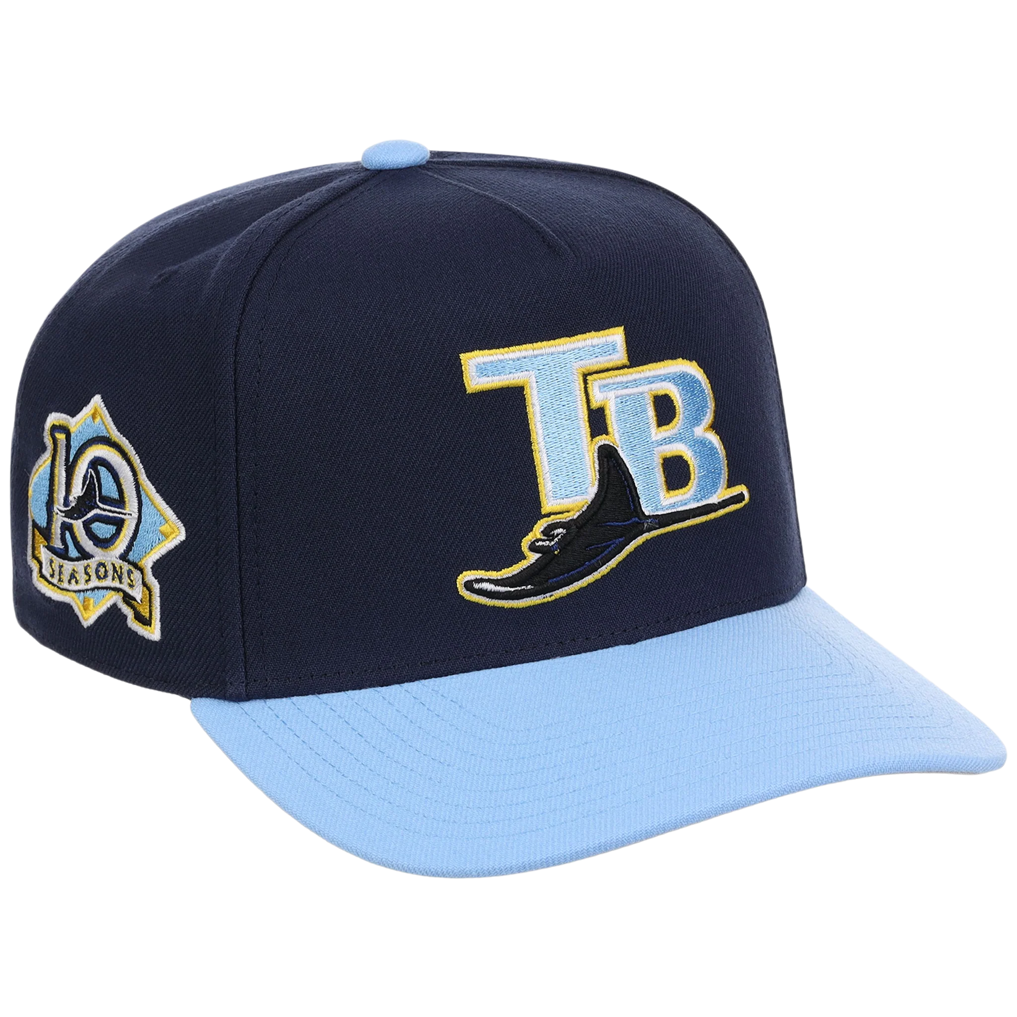 Tampa Bay Rays Mitchell & Ness MLB 'Era Flip' Heritage Series Pro Pinch - Navy/Sky