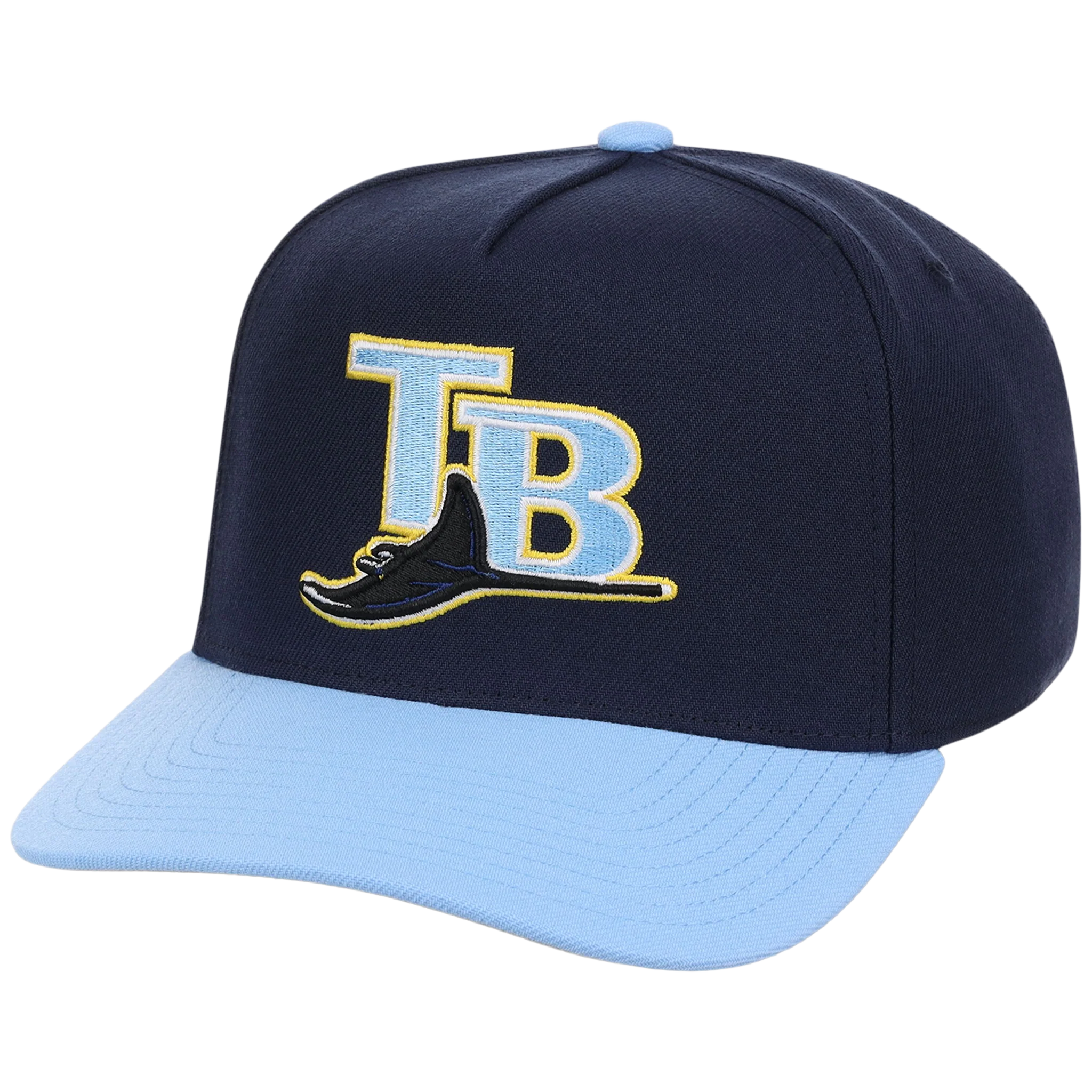 Tampa Bay Rays Mitchell & Ness MLB 'Era Flip' Heritage Series Pro Pinch - Navy/Sky - Image 4