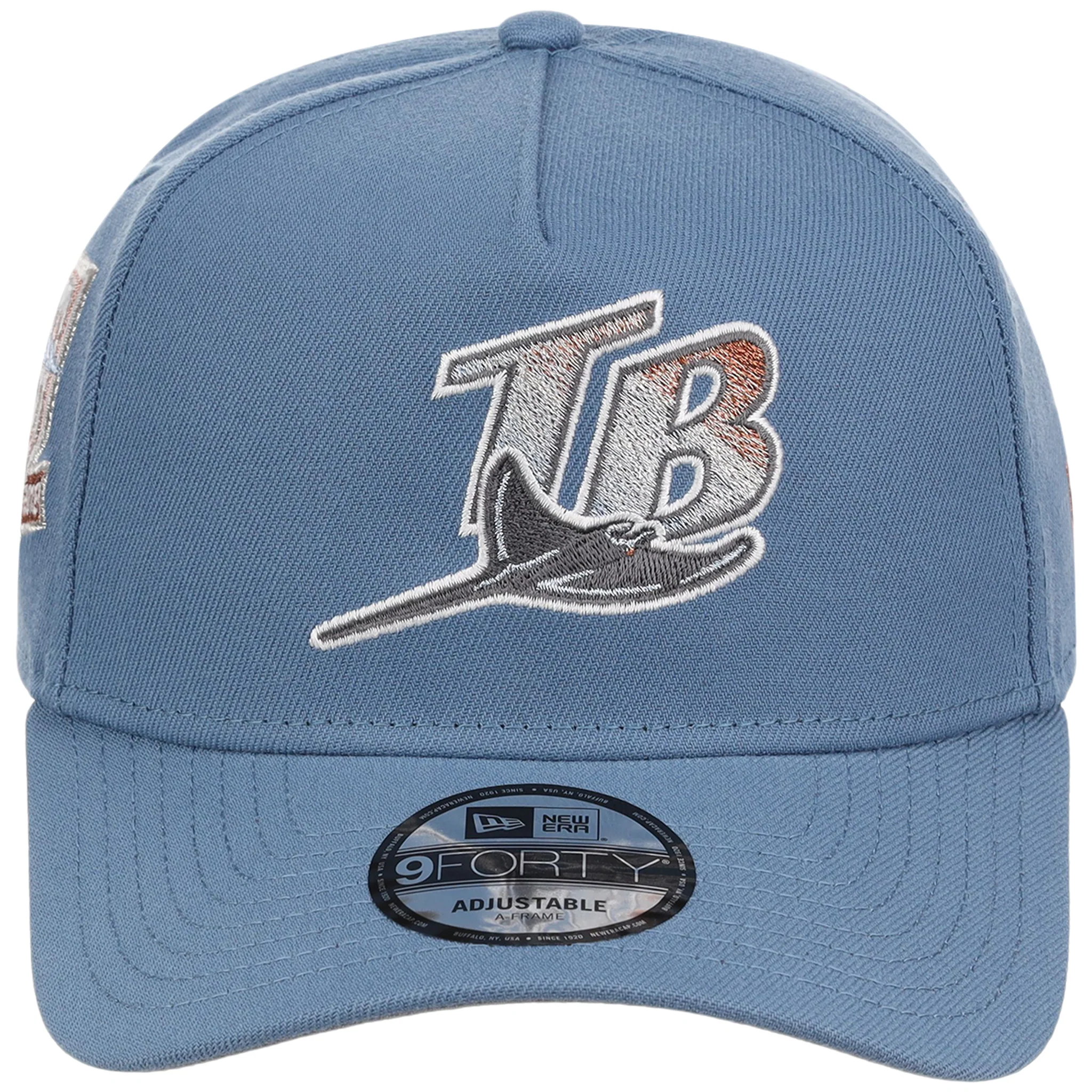 Tampa Bay Rays MLB Faded Blue New Era 9FORTY - Image 5