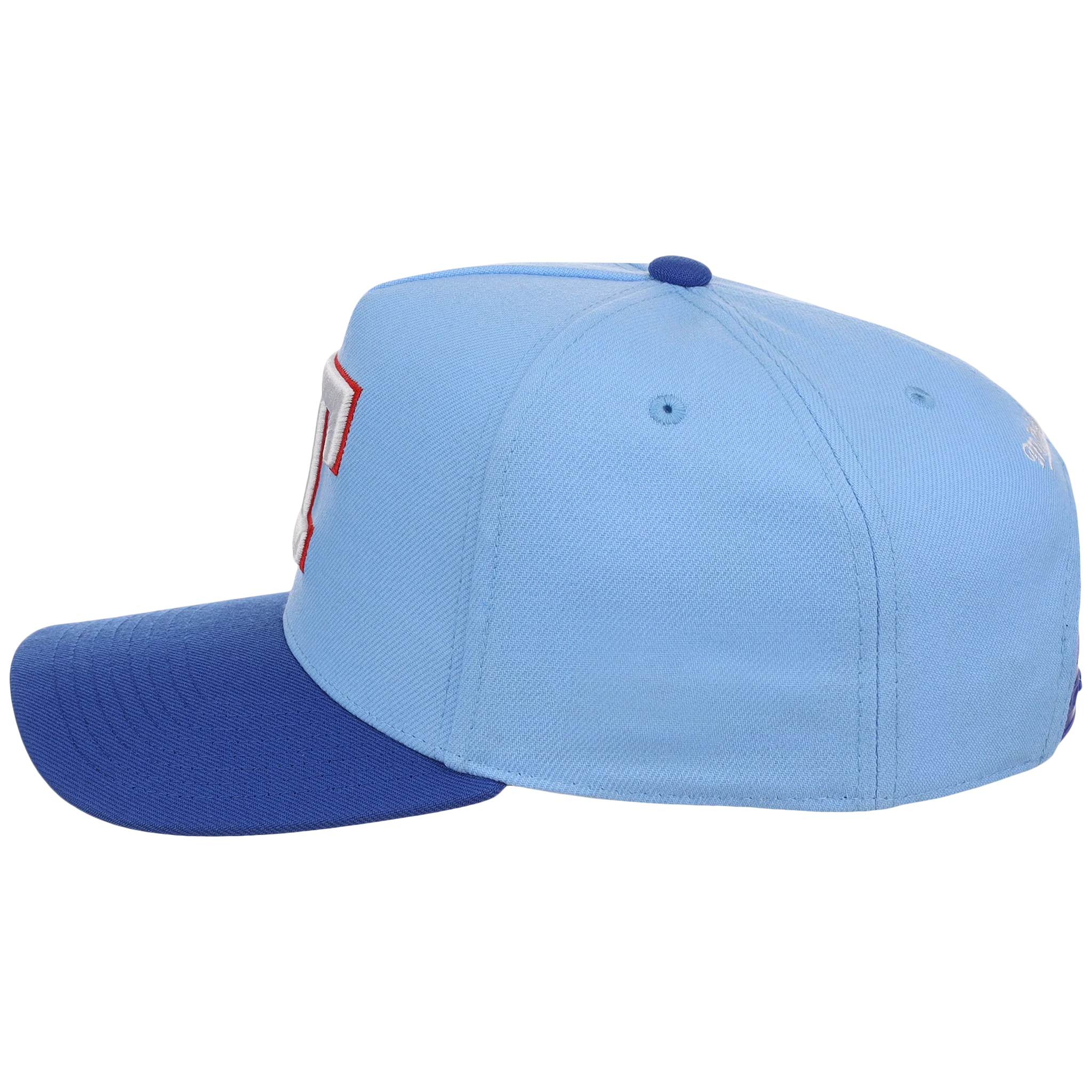Texas Rangers Mitchell & Ness MLB 'Era Flip' Heritage Series Pro Pinch - Sky/Royal - Image 6