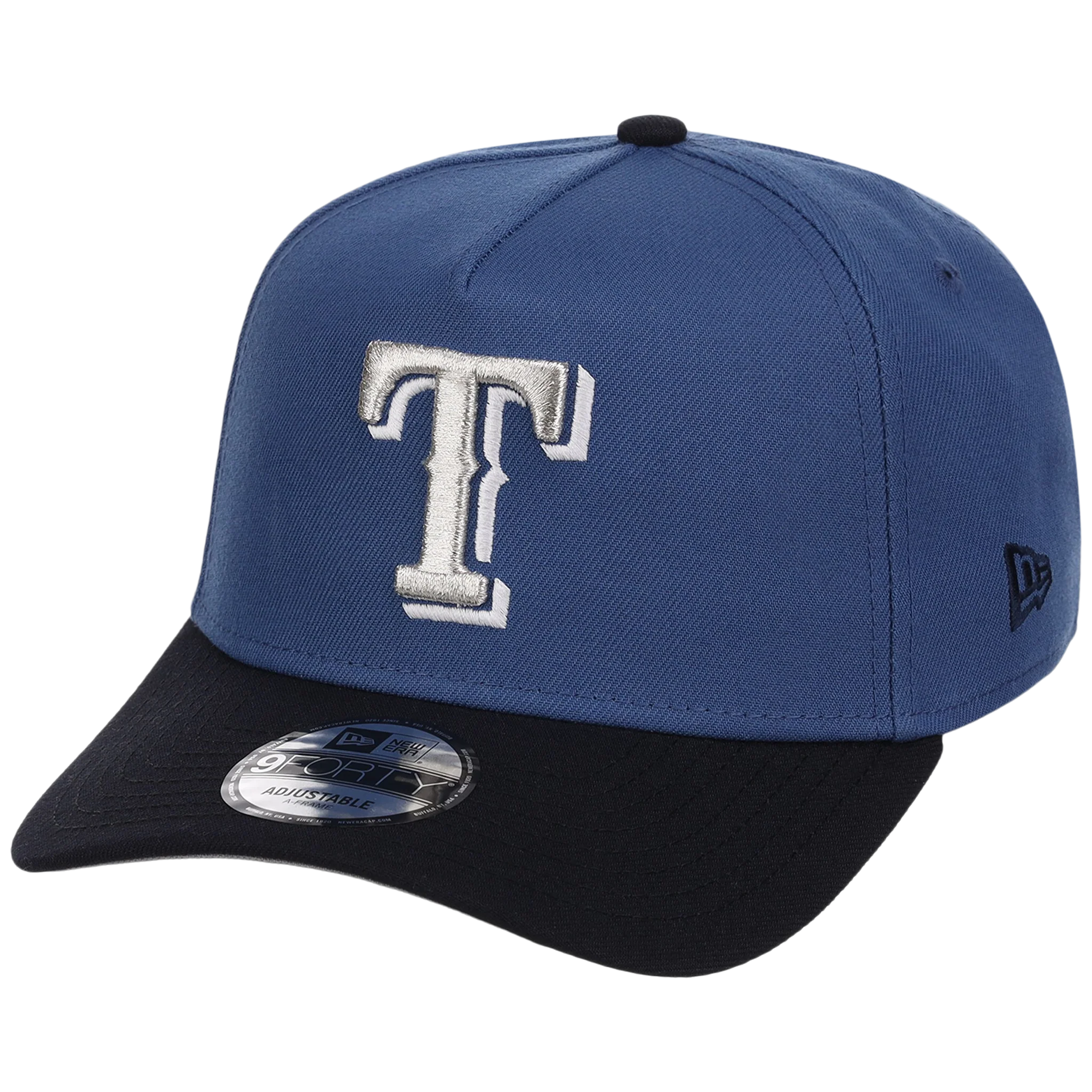 Texas Rangers MLB Indigo Navy New Era 9FORTY - Image 4