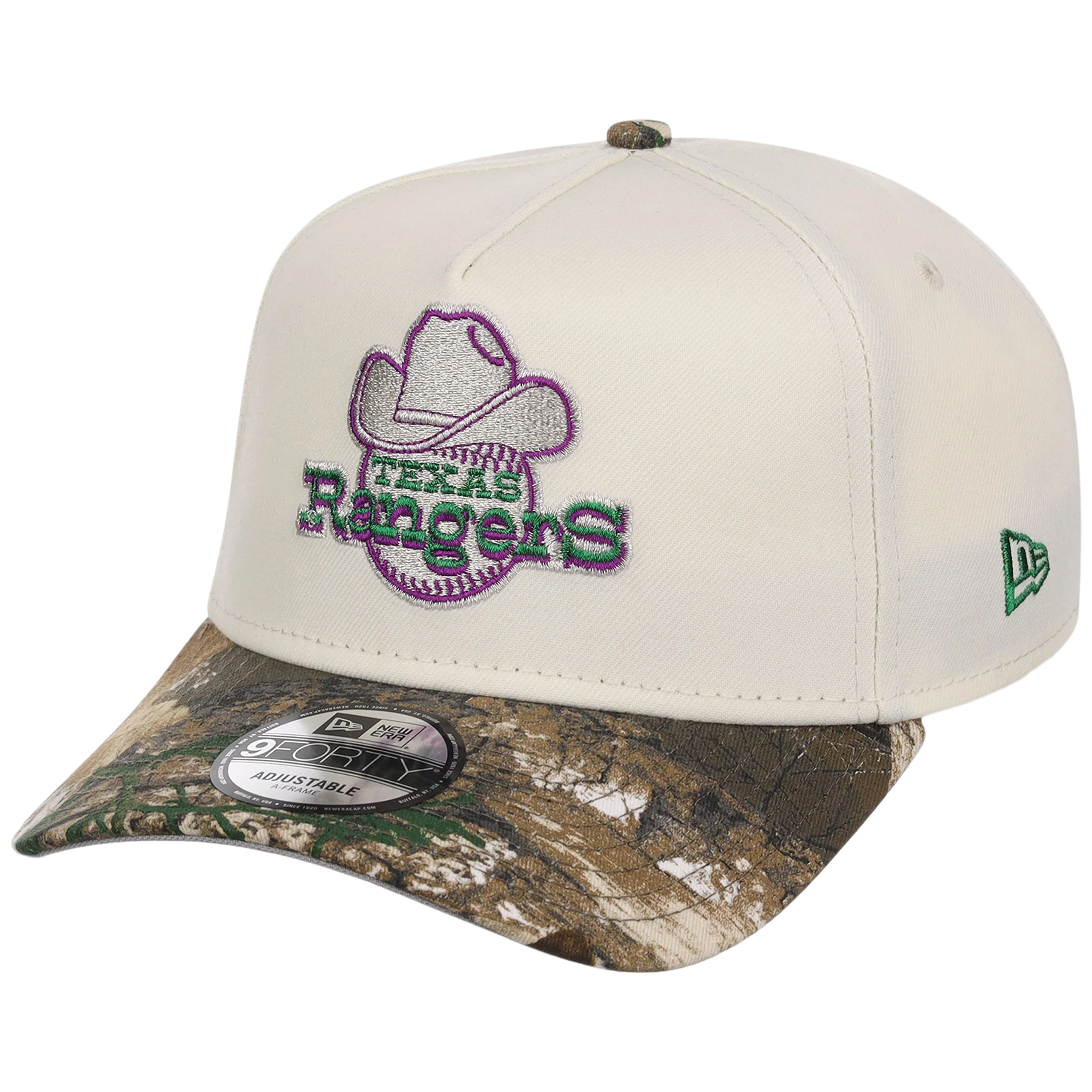 Texas Rangers MLB Purple Trees New Era 9FORTY - Image 4