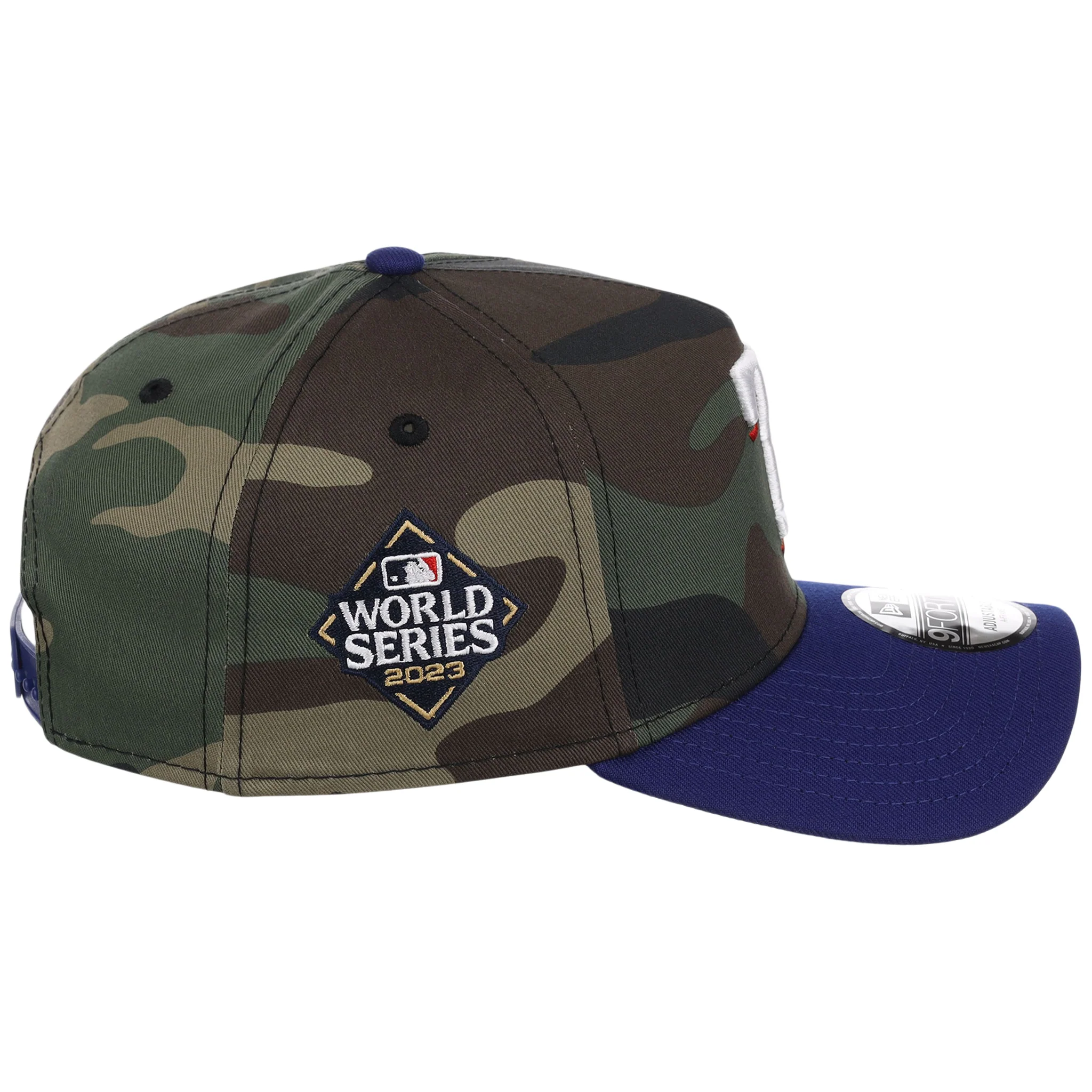 Texas Rangers MLB Woodland Contrast New Era 9FORTY - Image 3