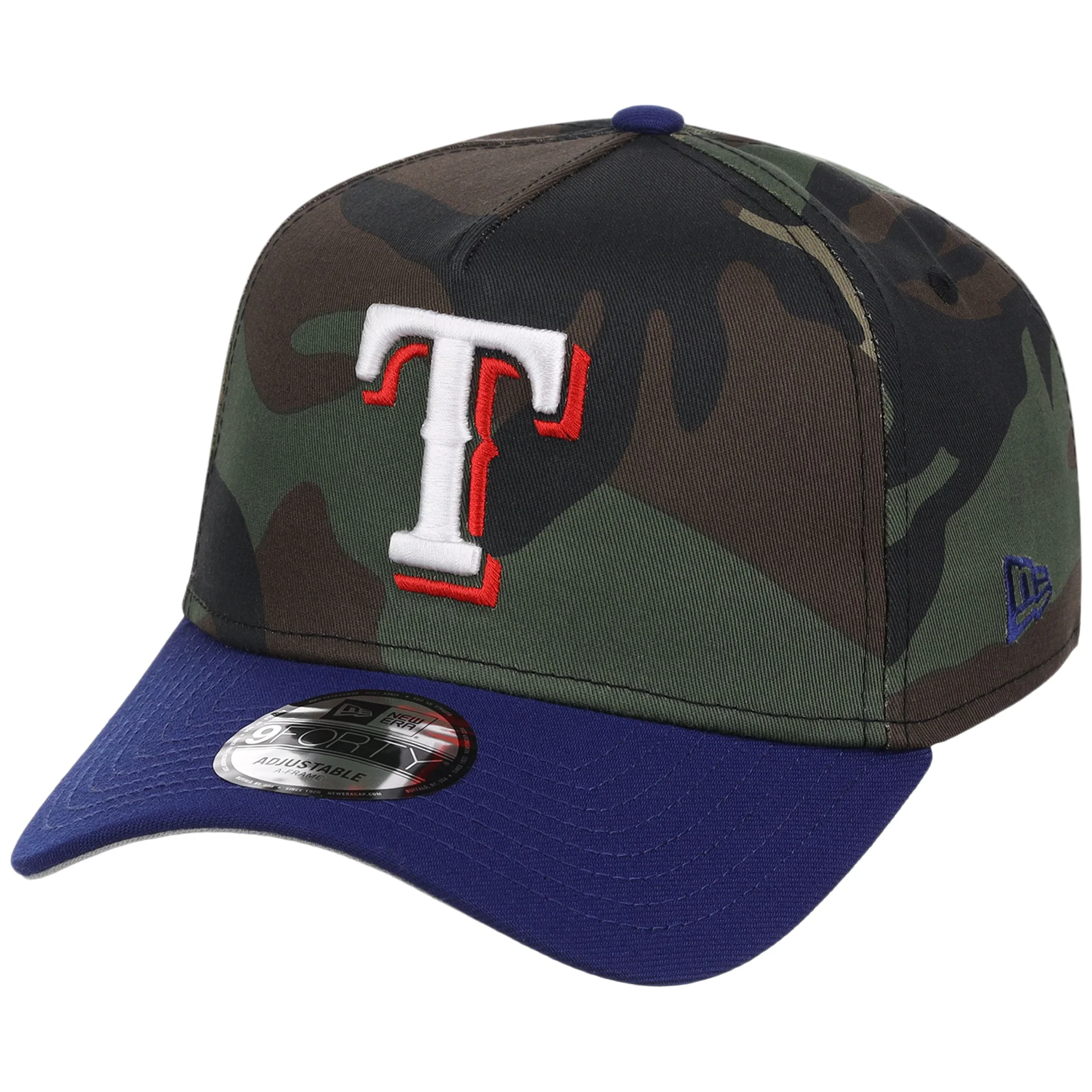 Texas Rangers MLB Woodland Contrast New Era 9FORTY - Image 4