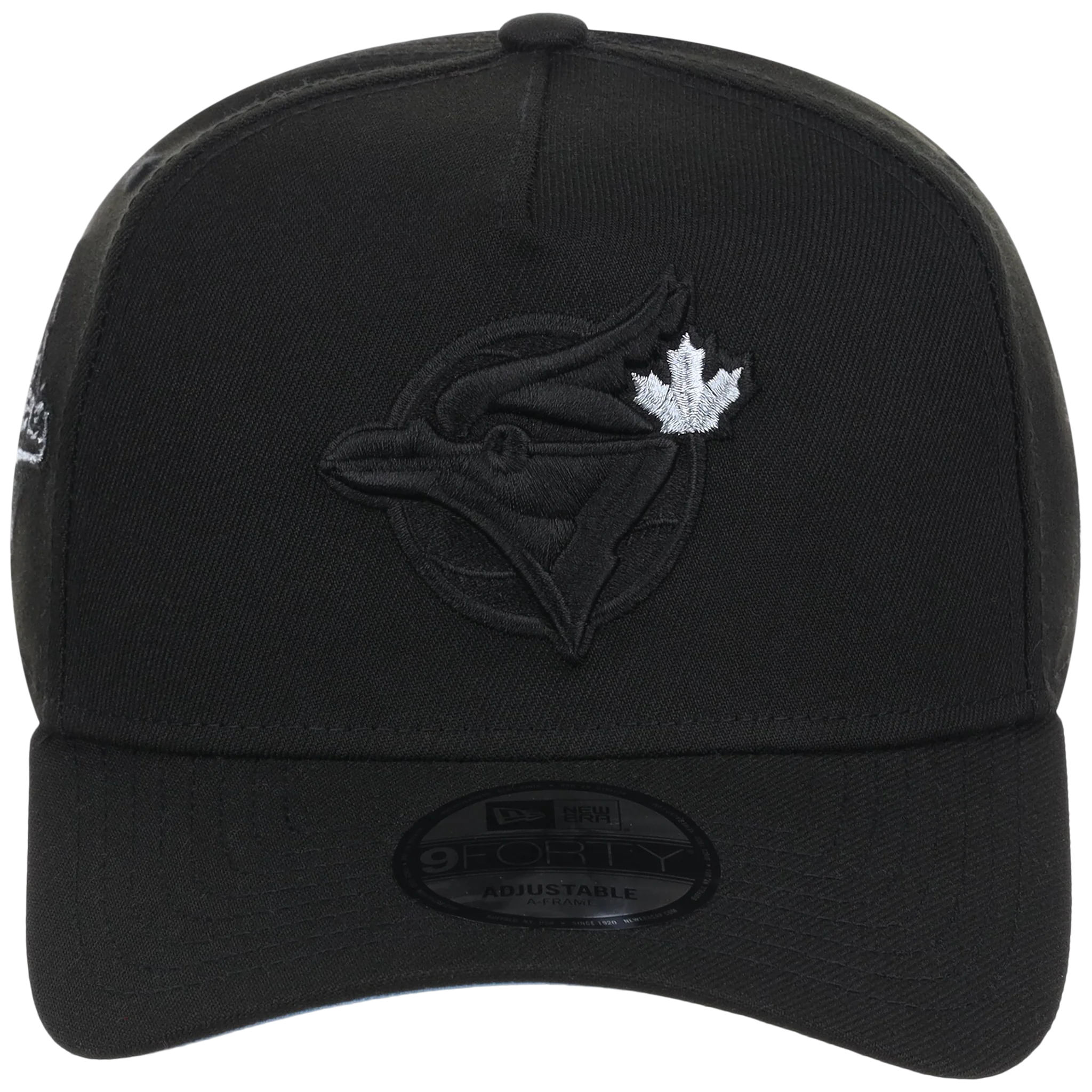 Toronto Blue Jays Toronto Crown the City - Black Pop Sky New Era 9FORTY (Black/Black) - Image 5