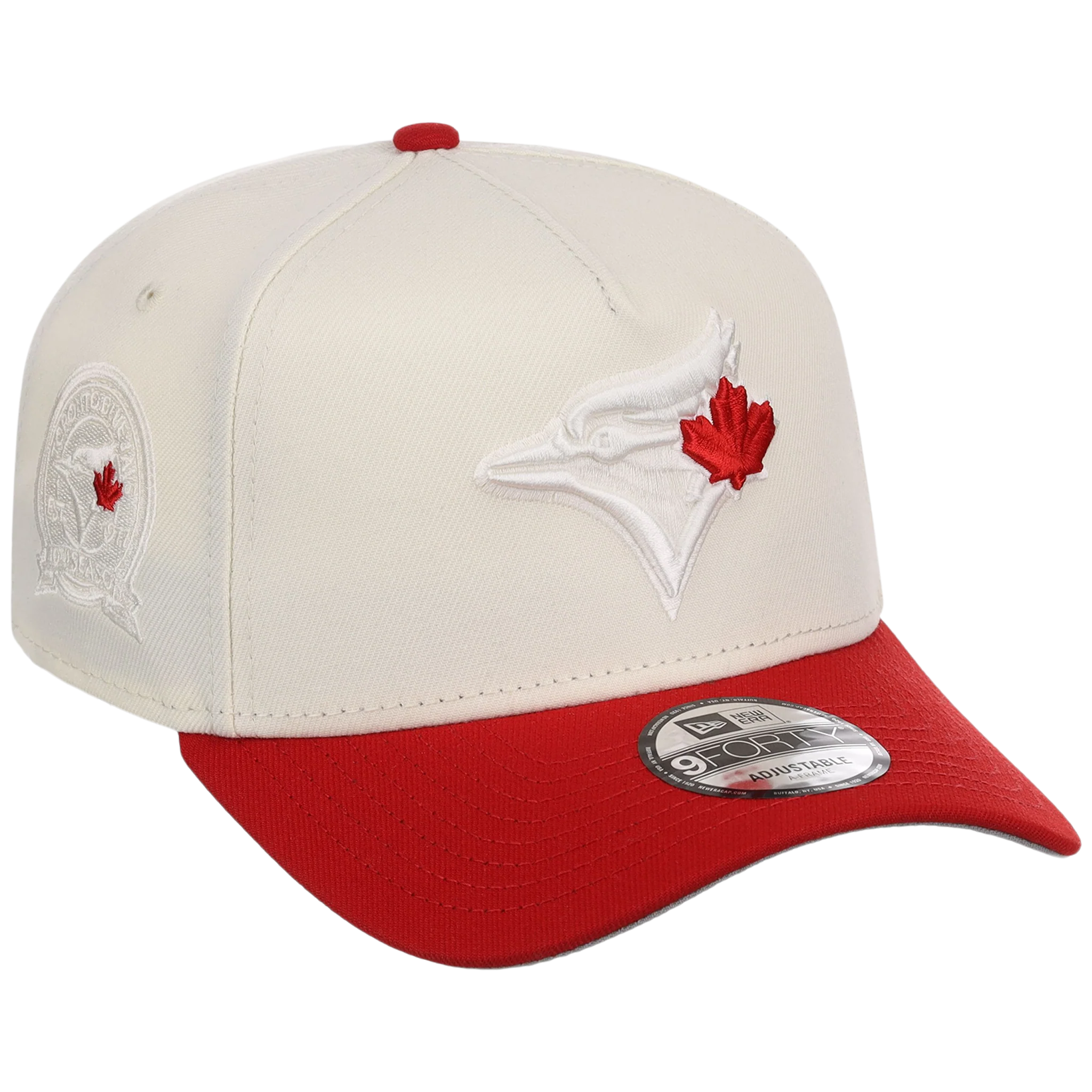 Toronto Blue Jays Toronto Crown the City - Chrome Pop Red New Era 9FORTY (Chrome/Red)