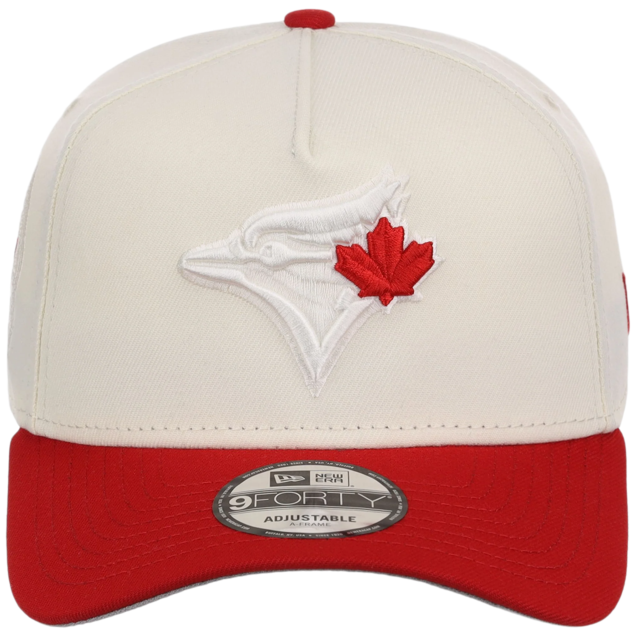 Toronto Blue Jays Toronto Crown the City - Chrome Pop Red New Era 9FORTY (Chrome/Red) - Image 5