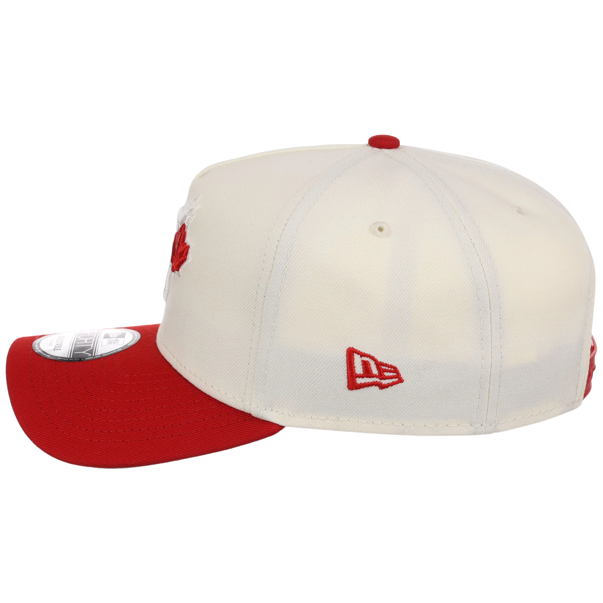 Toronto Blue Jays Toronto Crown the City - Chrome Pop Red New Era 9FORTY (Chrome/Red) - Image 6