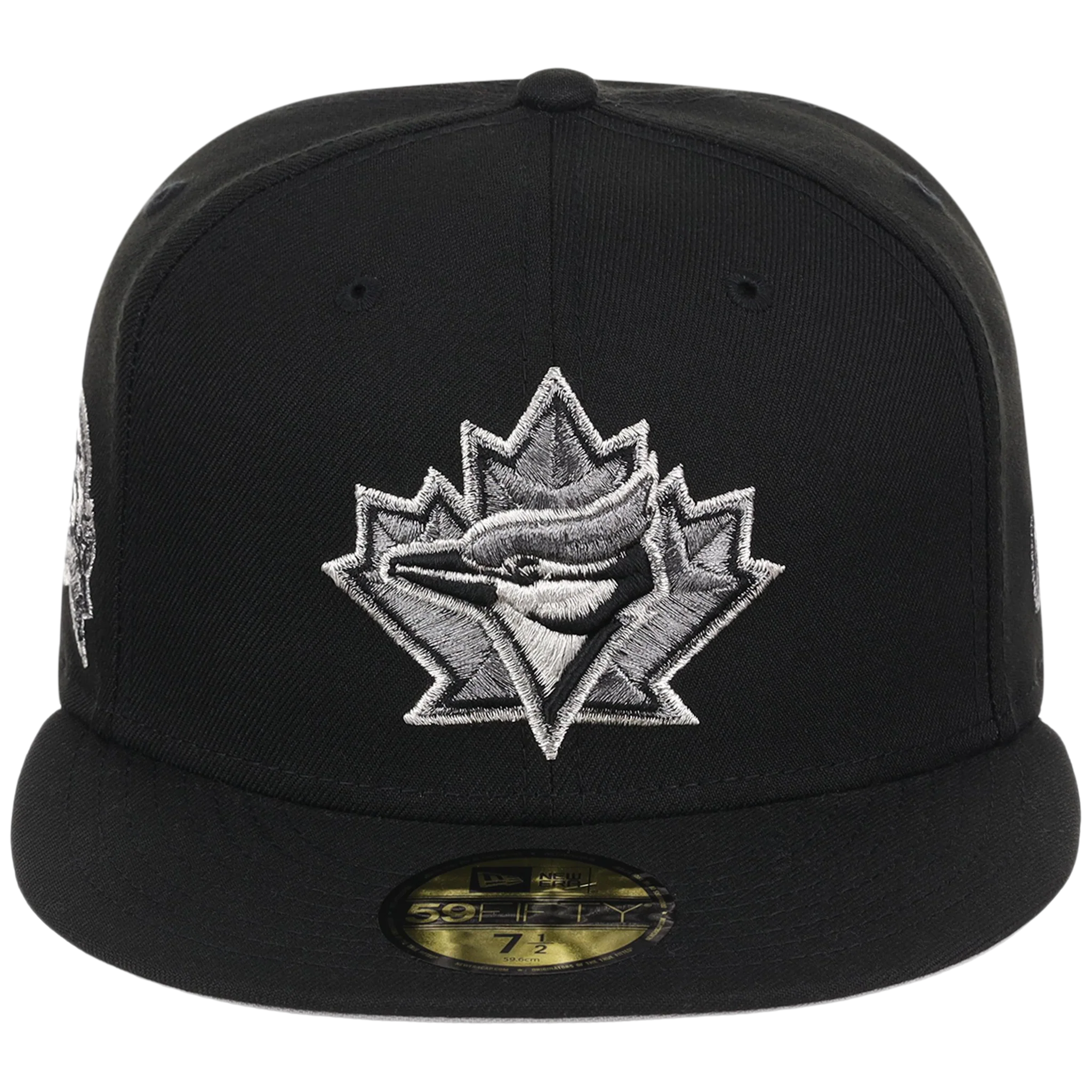 Toronto Blue Jays Toronto Crown the City - Liquid Titanium New Era 59FIFTY (Black/Black) - Image 5