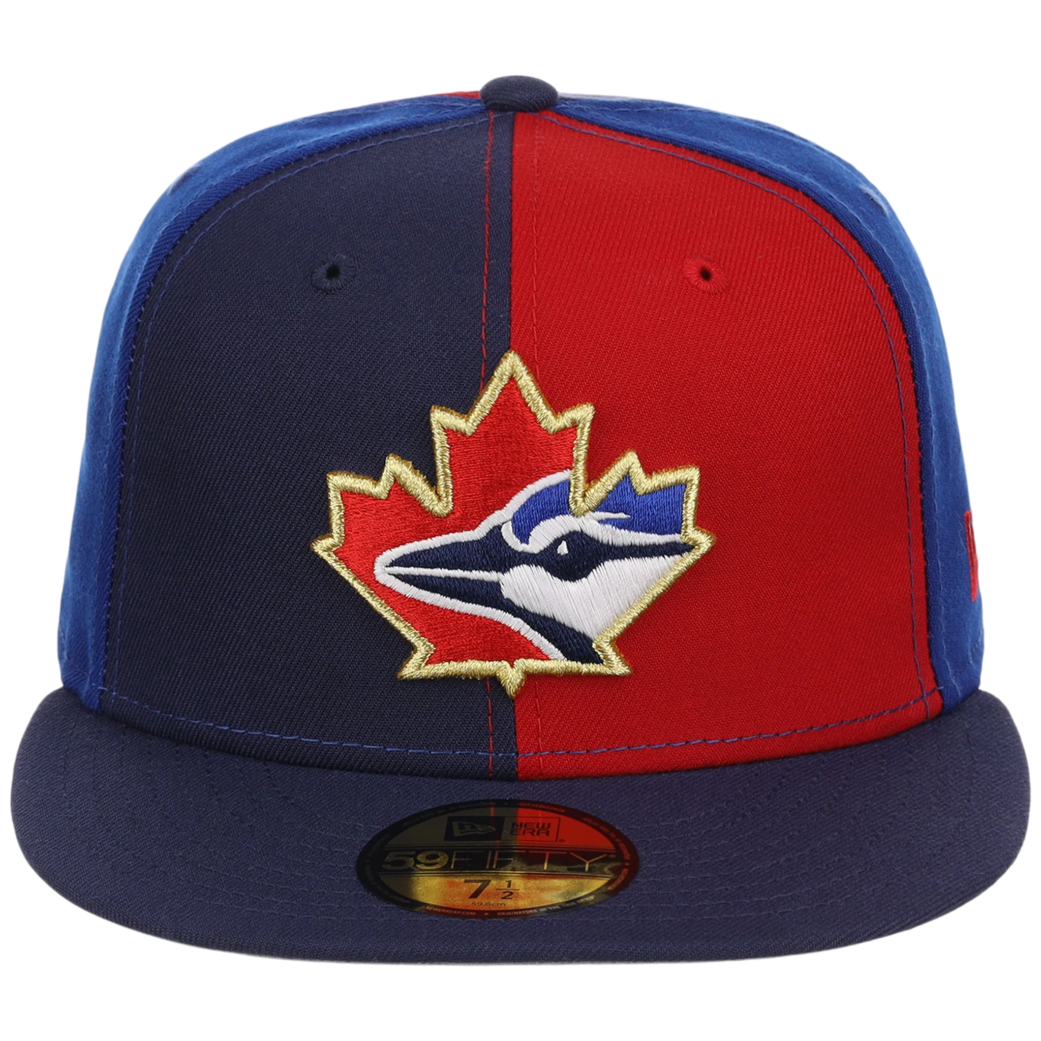 Toronto Blue Jays Toronto Crown the City - Pinwheel New Era 9FORTY (Multi/Navy) - Image 5