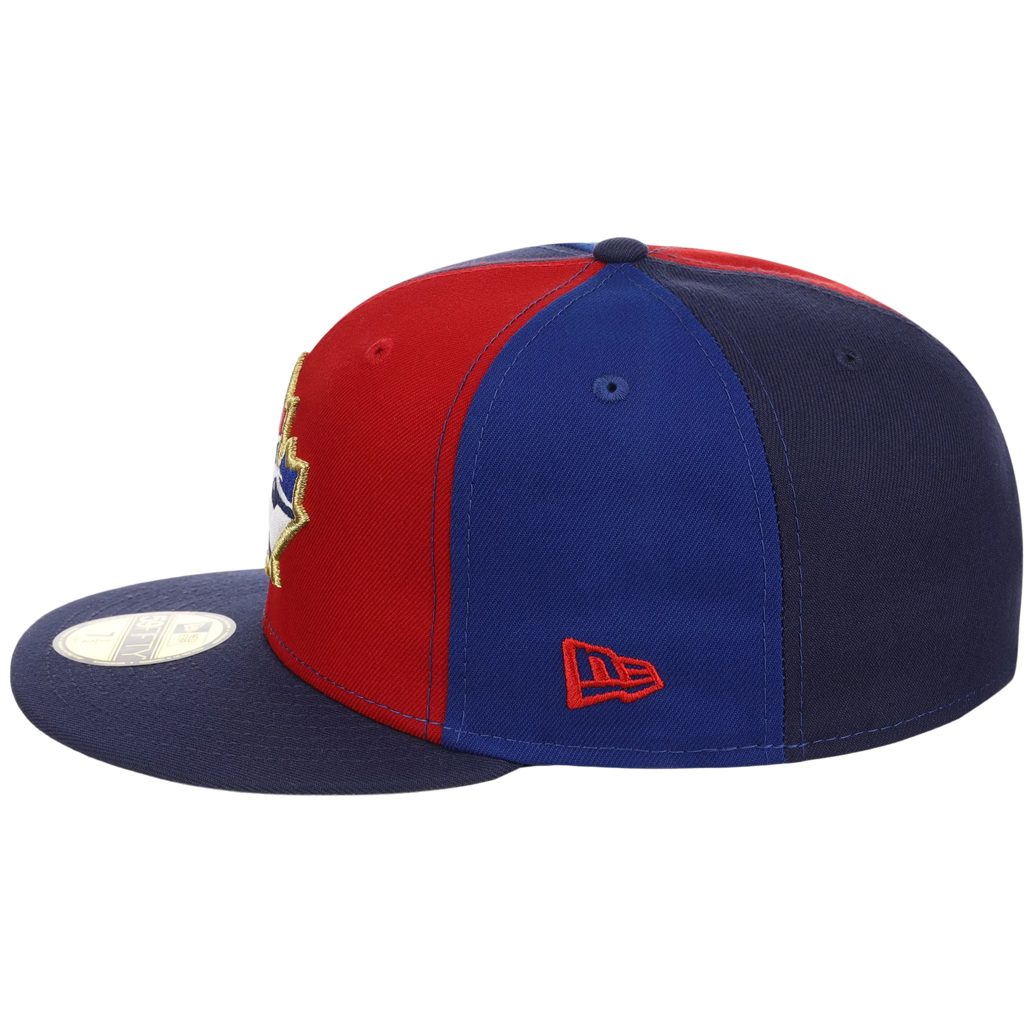 Toronto Blue Jays Toronto Crown the City - Pinwheel New Era 9FORTY (Multi/Navy) - Image 6